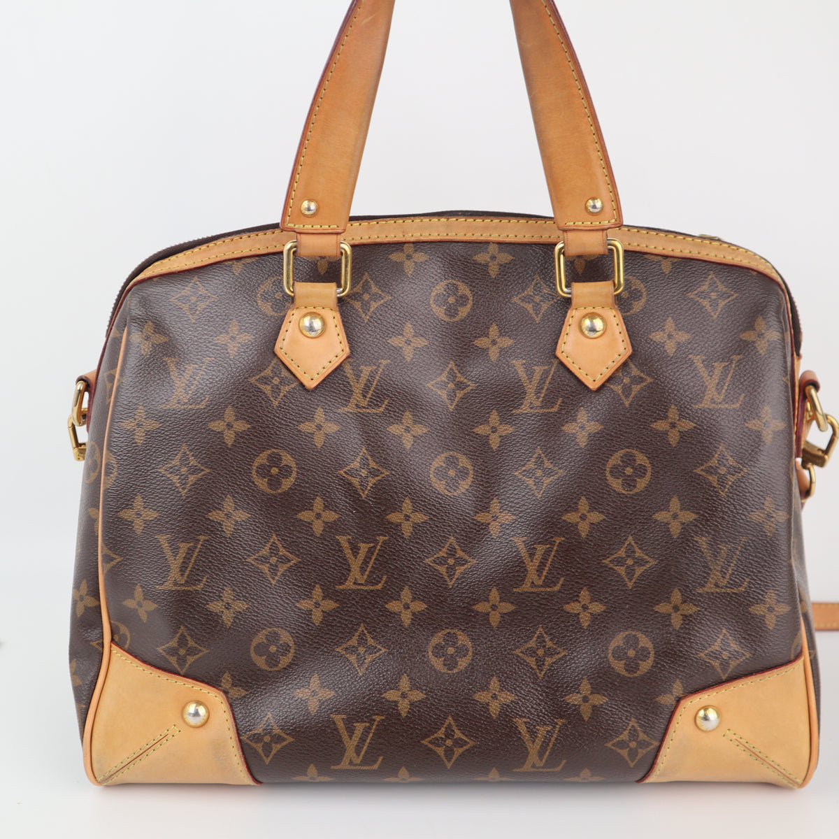 C2438 Louis Vuitton Shoulder Bag Monogram Canvas Retiro PM | Pre-Owned Very Good Brown Canvas Monogram