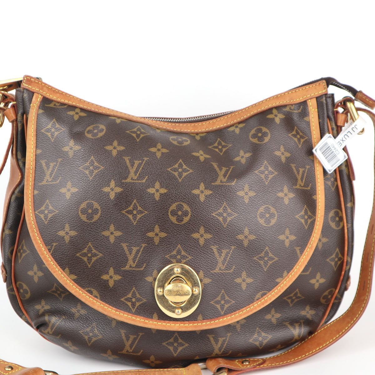 C2440 Louis Vuitton Shoulder Bag Monogram Canvas Tulum GM | Pre-Owned Very Good Brown Canvas Monogram