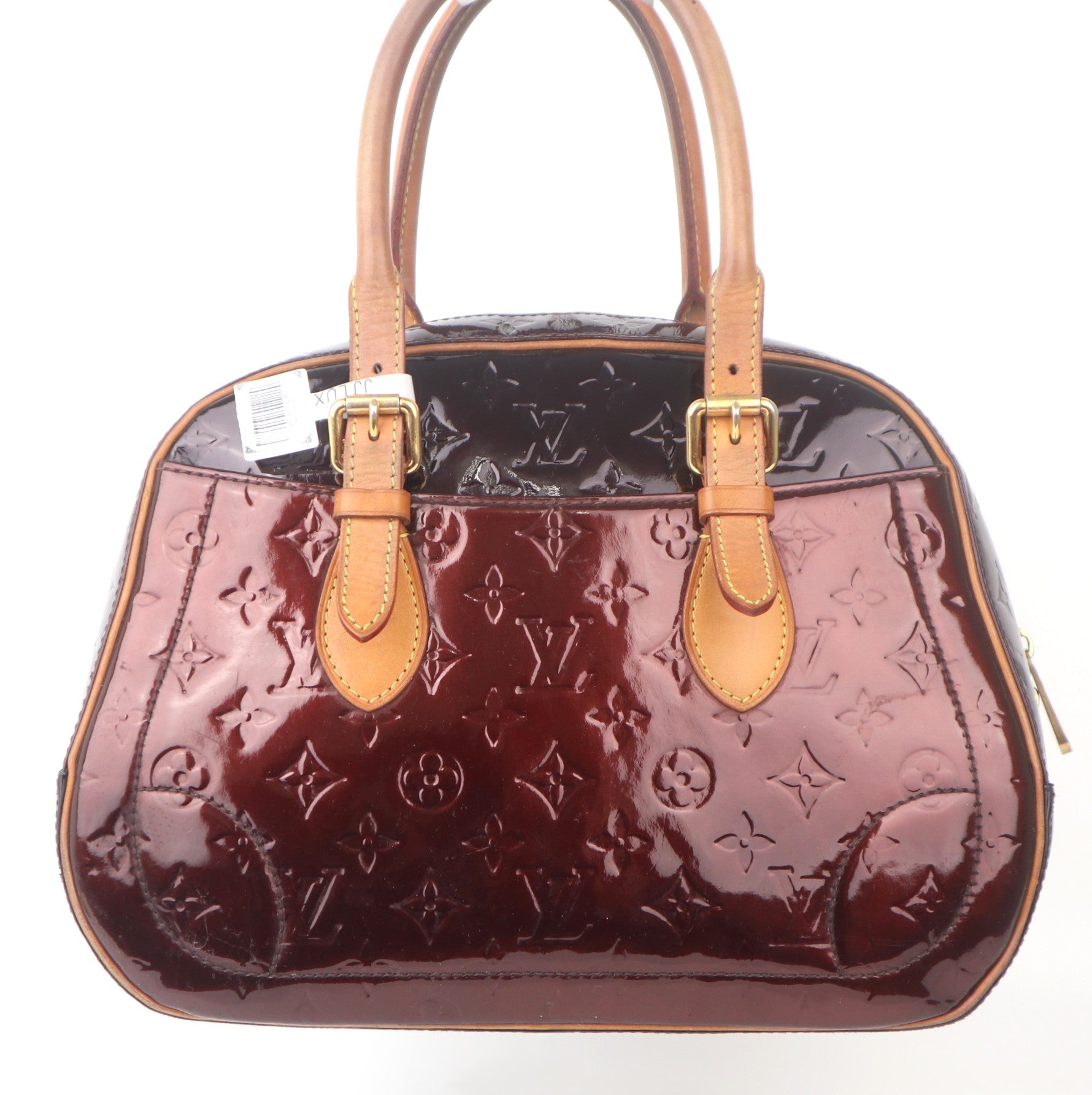 C1037 LOUIS VUITTON Amarante Monogram Vernis Summit Drive Bag-Pre Owned