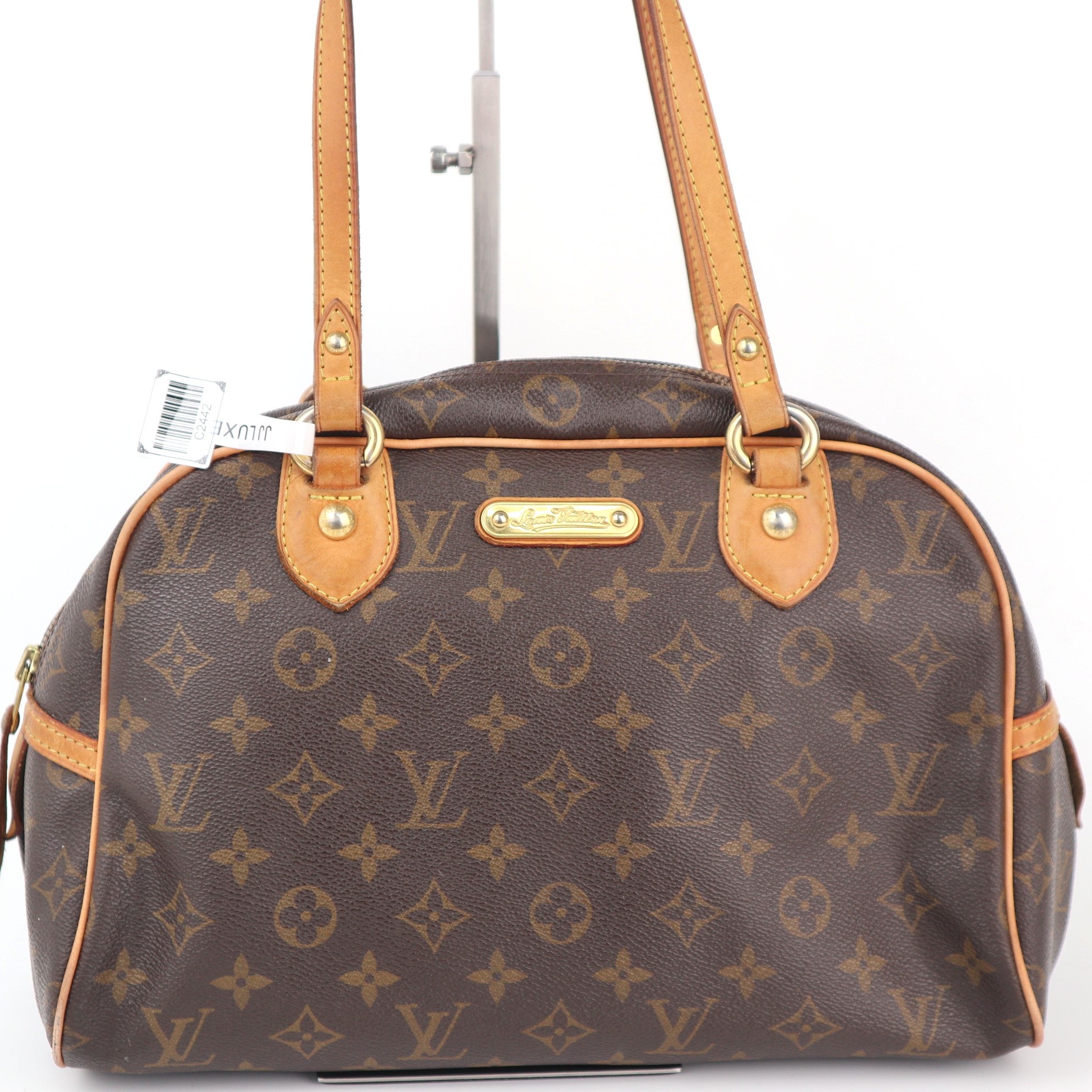 C2442 Louis Vuitton Shoulder Bag Monogram Canvas Montorgueil PM | Pre-Owned Very Good Brown Canvas Monogram