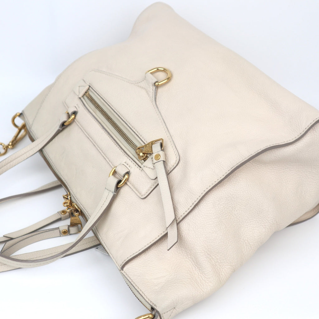 C1038# Louis Vuitton Neige Monogram Empreinte Leather Lumineuse  Bag-Pre Owned