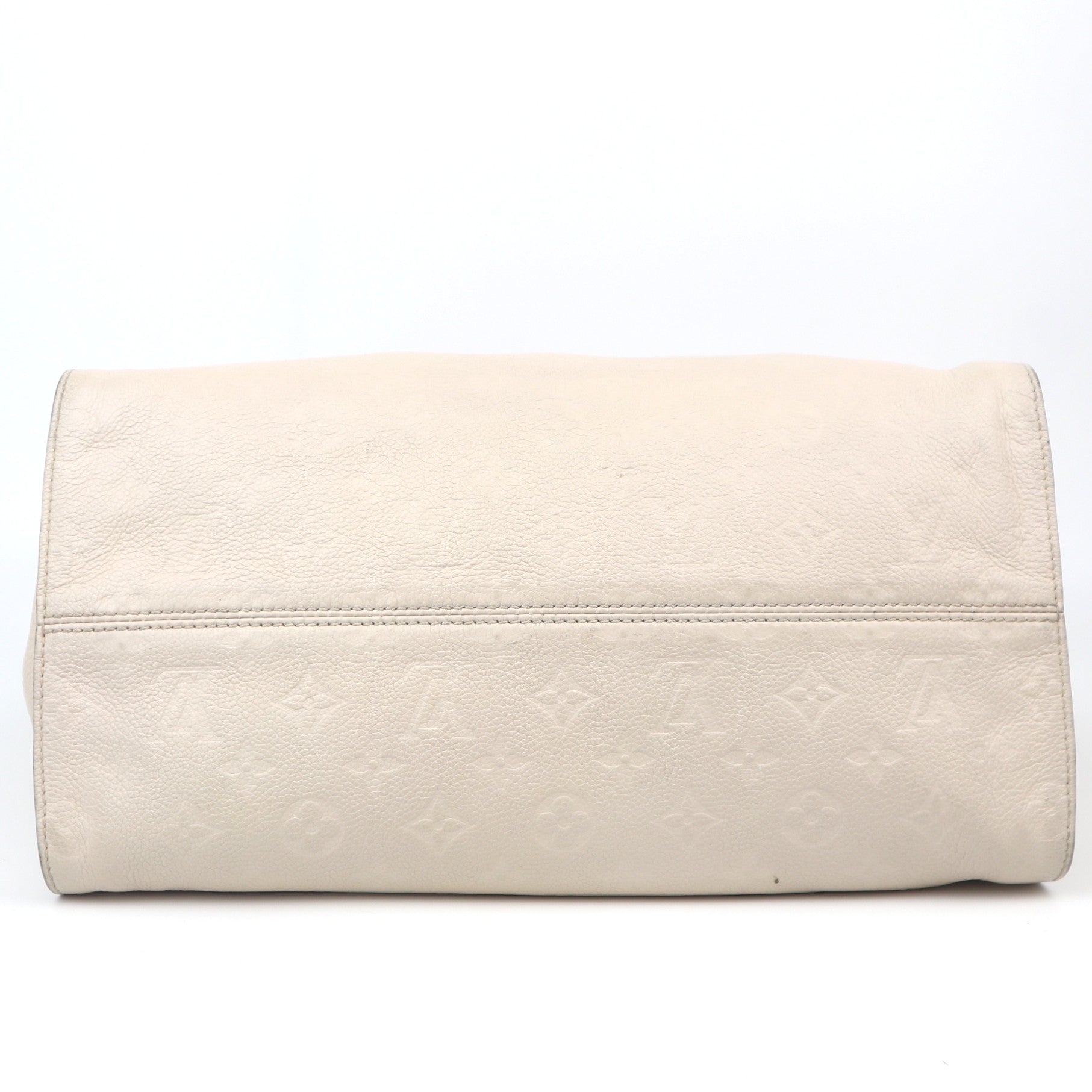 C1038# Louis Vuitton Neige Monogram Empreinte Leather Lumineuse  Bag-Pre Owned