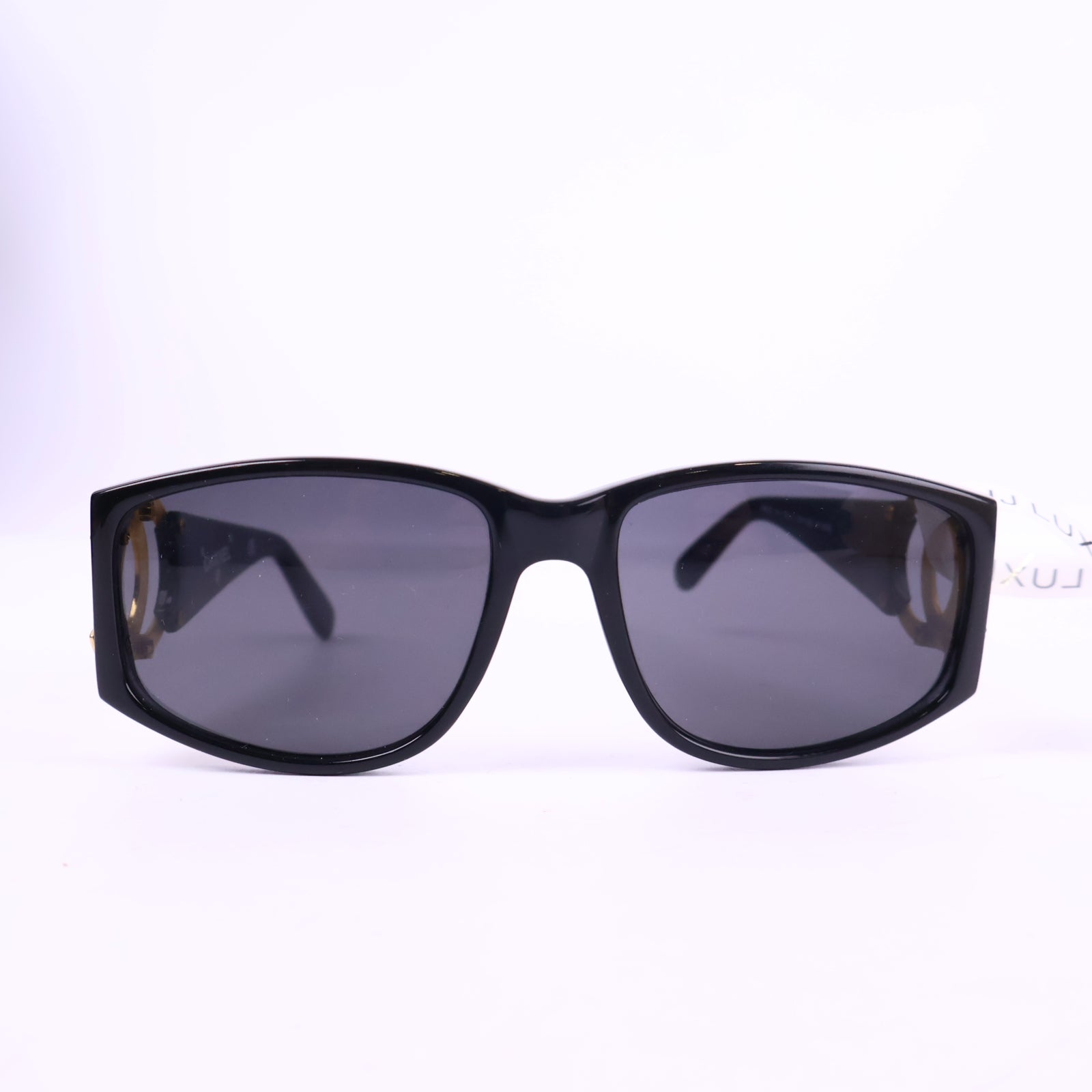 J2999 Chanel Sunglasses COCO Logos 02461 94305 | Pre-Owned Like New Black Logo Metal