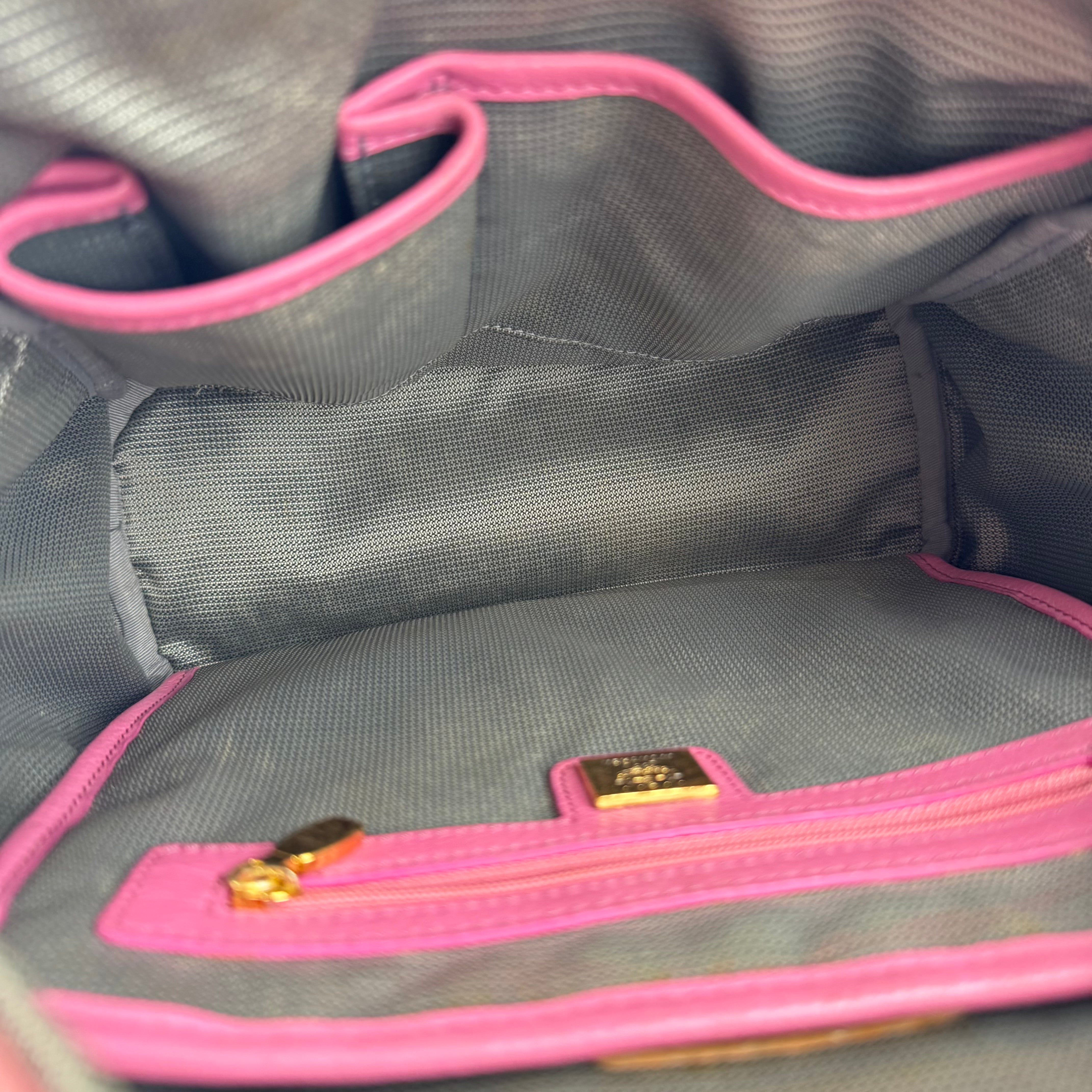 J1571 MCM Bebe Boo Side Studs Backpack- Pre Owned