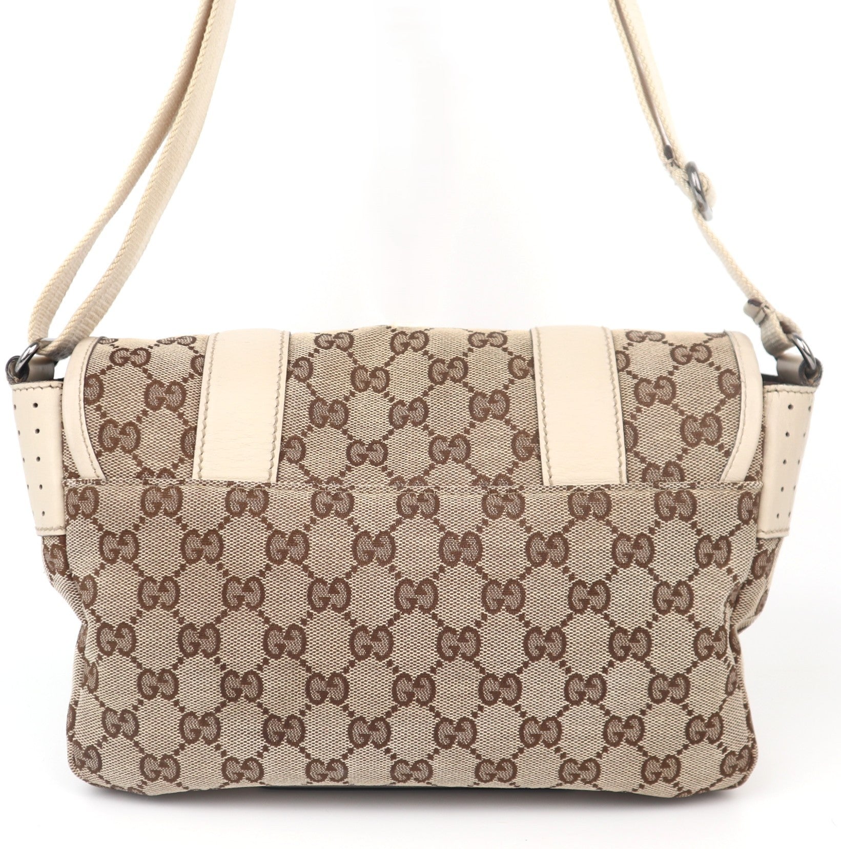 C1043 Gucci GG Canvas Crossbody - Pre Owned