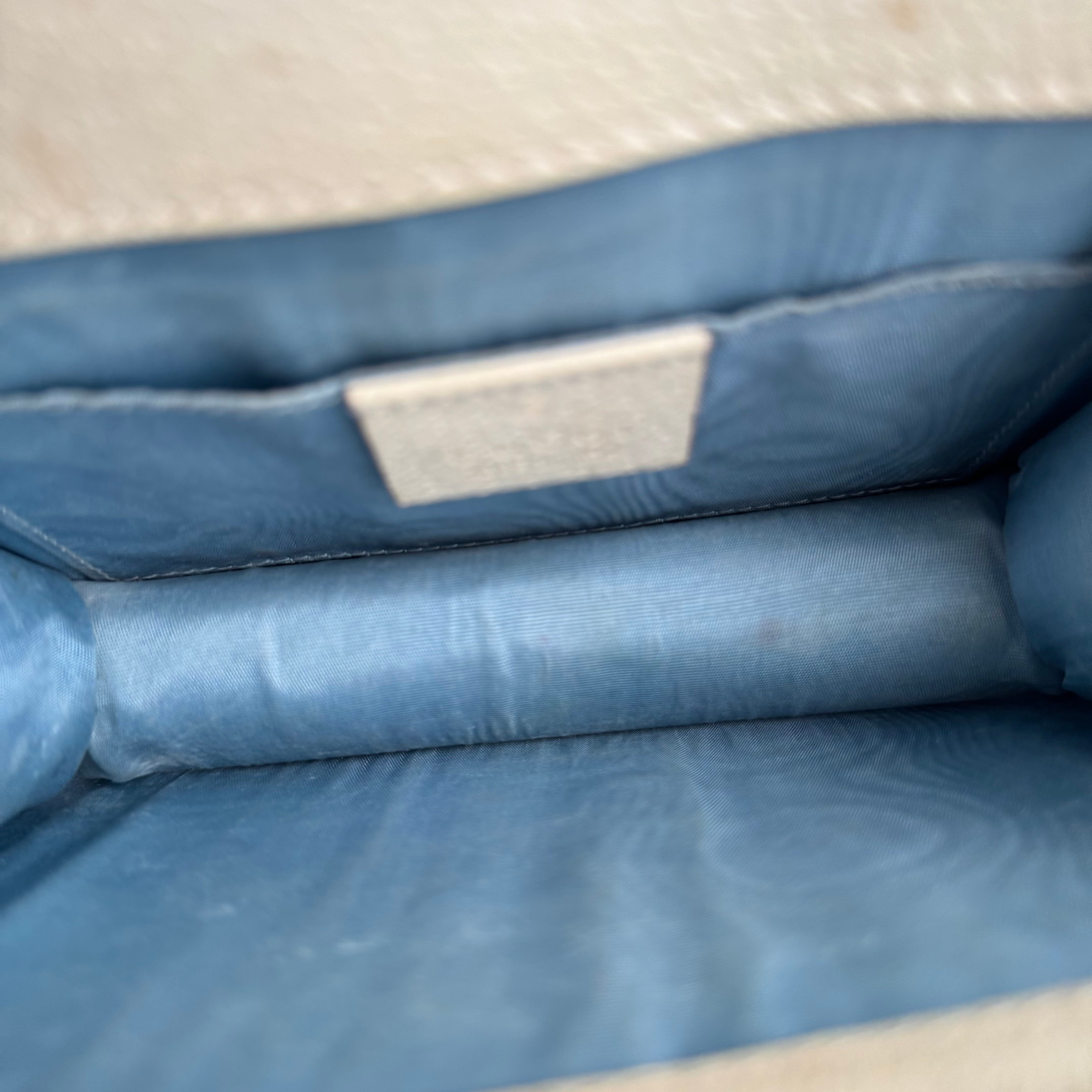 J1566 Gucci Mini Sylvie Calfskin Bee Star Bag - Pre Owned