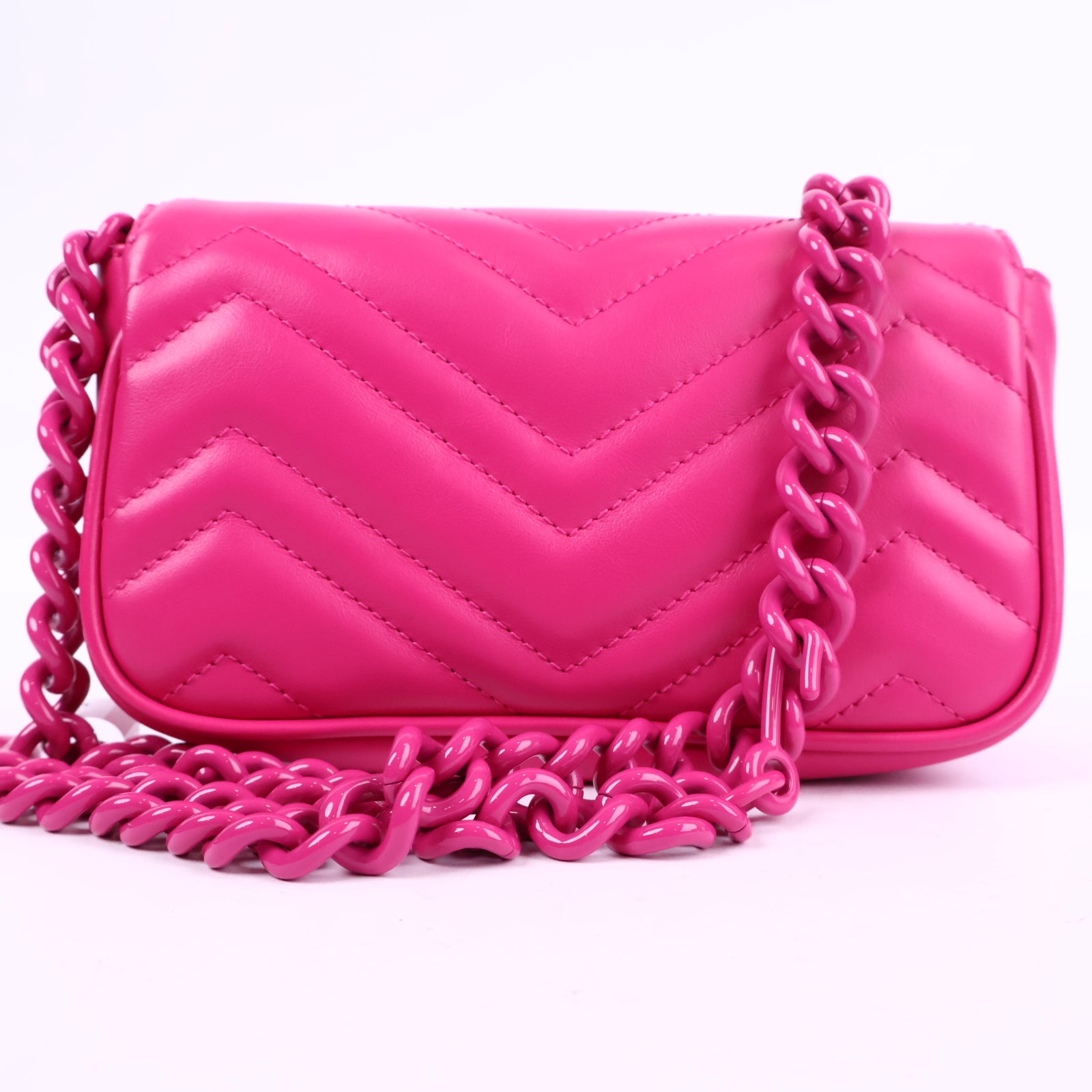 J3003 Gucci Crossbody Bag GG Marmont Belt Bag | Pre-Owned Like New leather