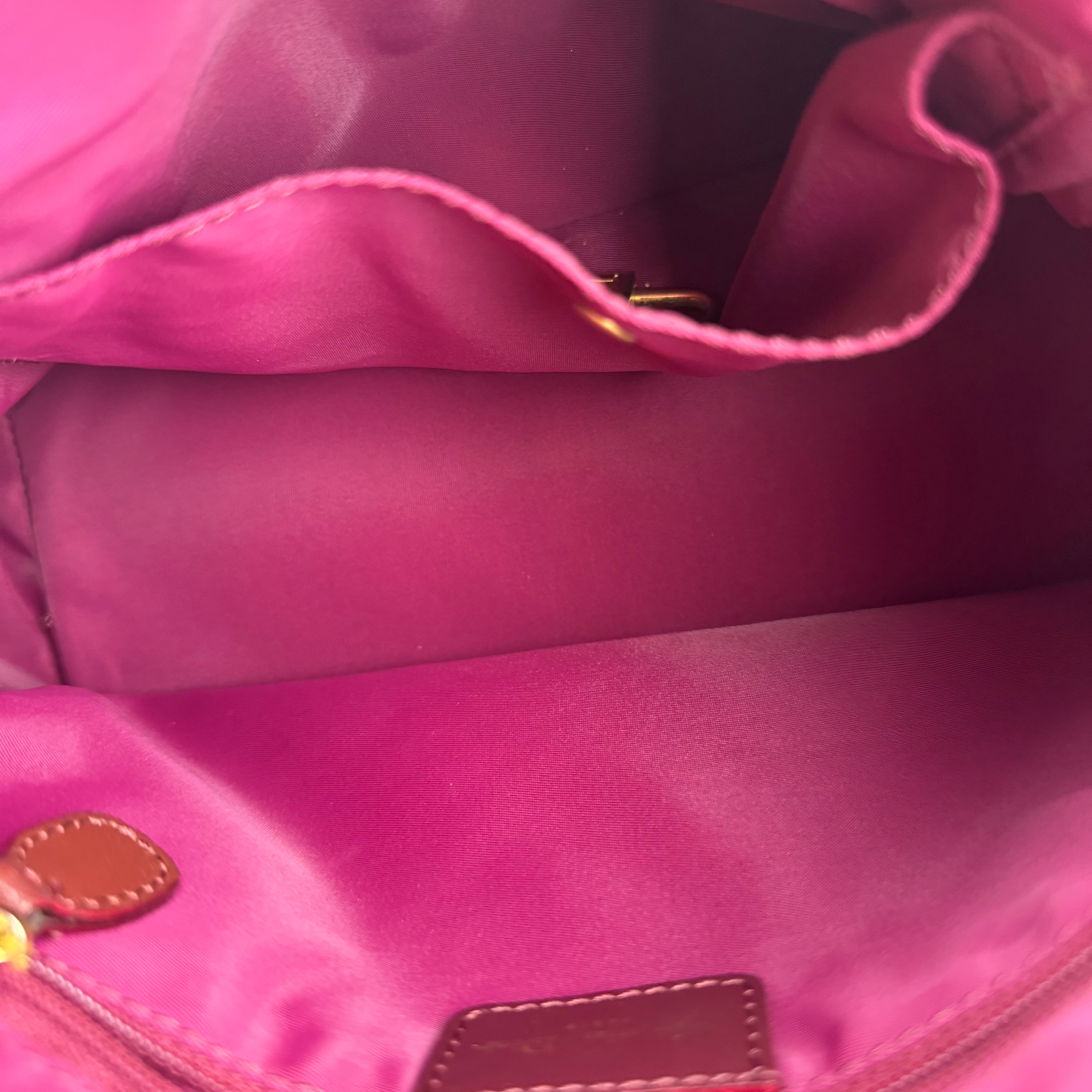 J1593 Christian Dior Boston Monogram Trotter Handbag- Pre Owned