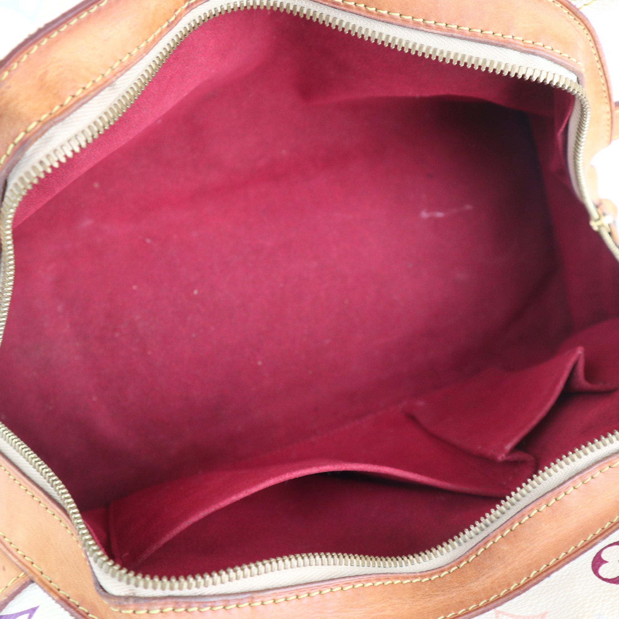 C2453 Louis Vuitton Shoulder Bag Monogram Multicolore Claudia white | Pre-Owned Very Good White Multicolour Canvas Monogram Multicolore
