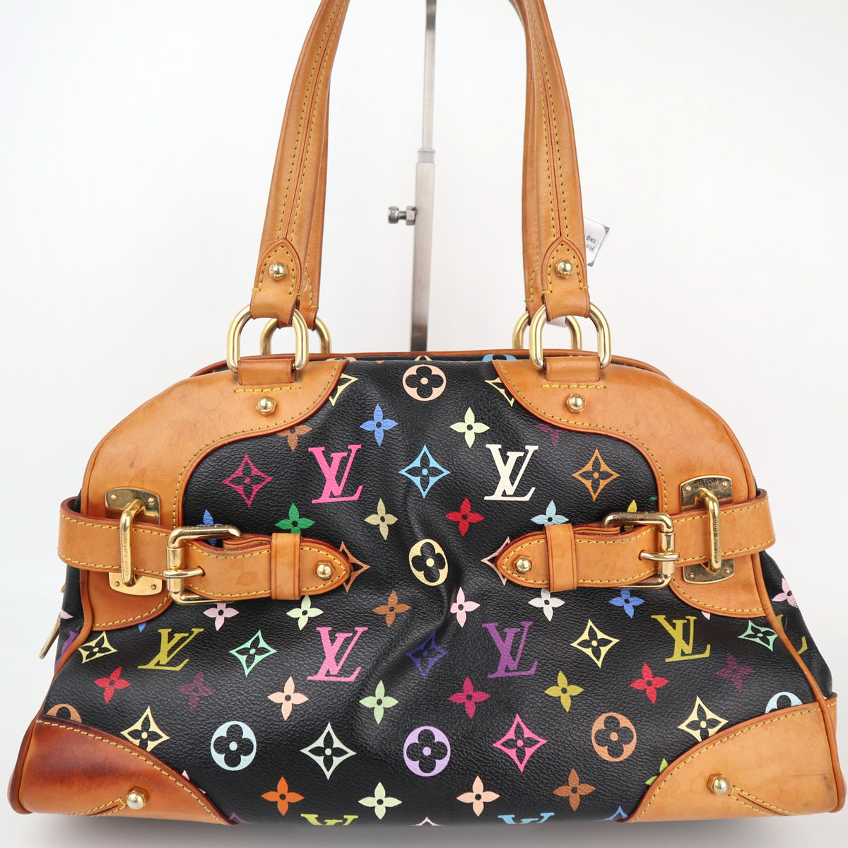 C2454 Louis Vuitton Shoulder Bag Monogram Multicolore Claudia Black | Pre-Owned Very Good Black Multicolour Canvas Monogram Multicolore
