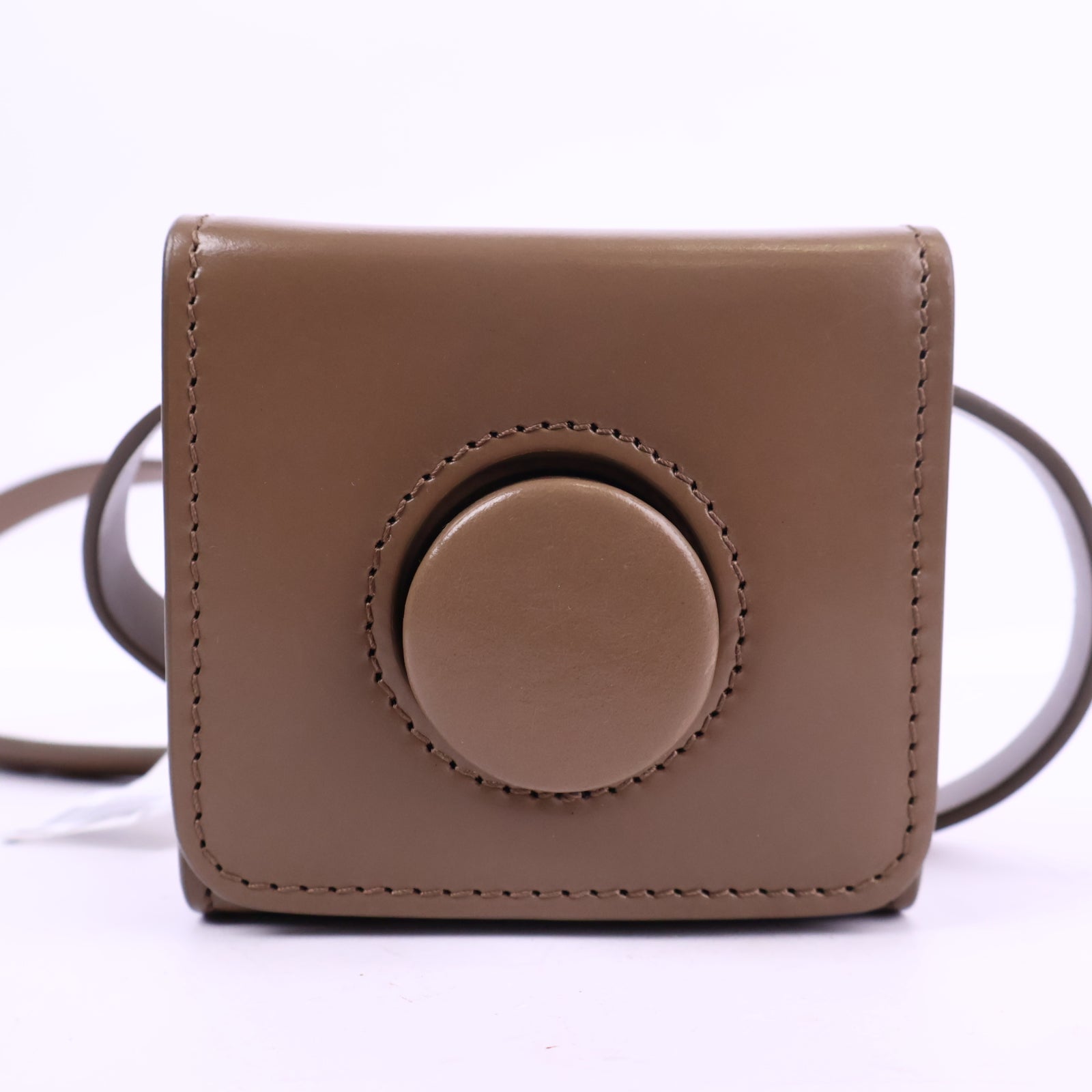 J3000 Lemaire Mini Bag Mini Camera Bag | Pre-Owned Like New Bronze Khaki leather