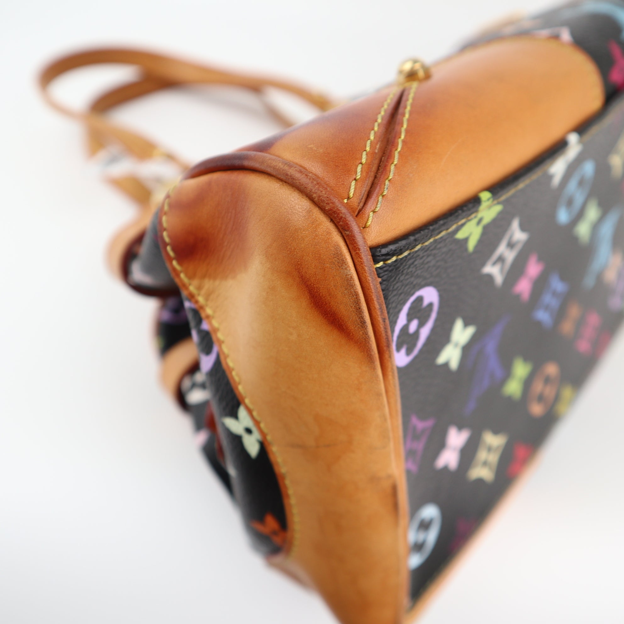 C2454 Louis Vuitton Shoulder Bag Monogram Multicolore Claudia Black | Pre-Owned Very Good Black Multicolour Canvas Monogram Multicolore