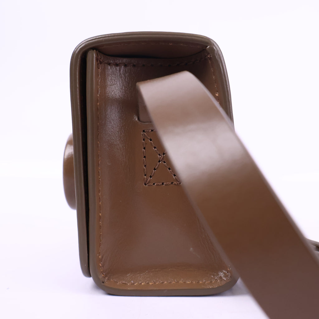 J3000 Lemaire Mini Bag Mini Camera Bag | Pre-Owned Like New Bronze Khaki leather