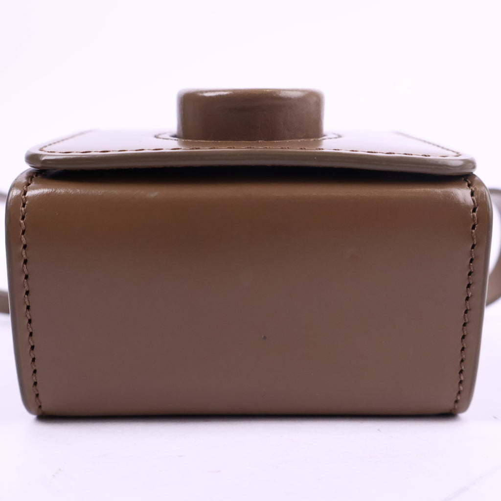 J3000 Lemaire Mini Bag Mini Camera Bag | Pre-Owned Like New Bronze Khaki leather