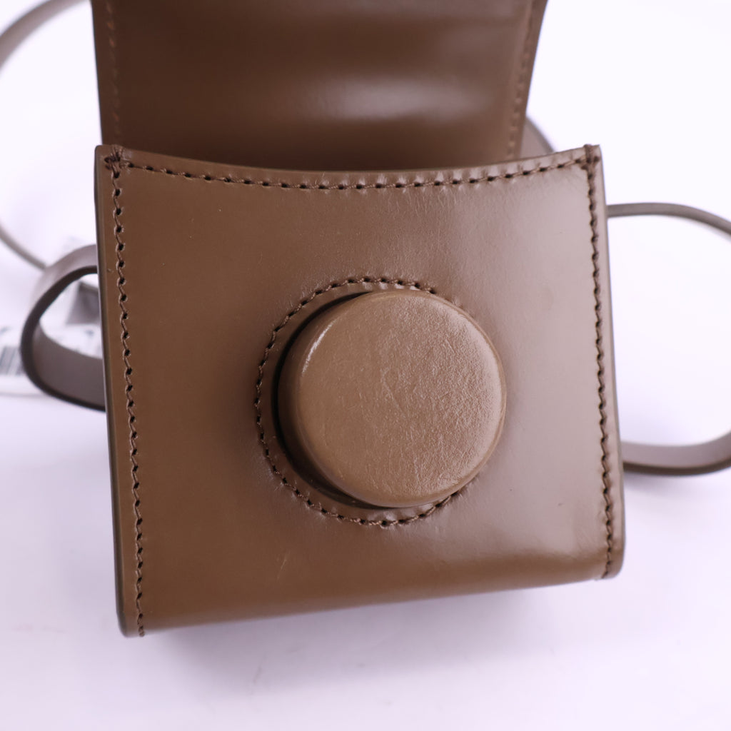 J3000 Lemaire Mini Bag Mini Camera Bag | Pre-Owned Like New Bronze Khaki leather