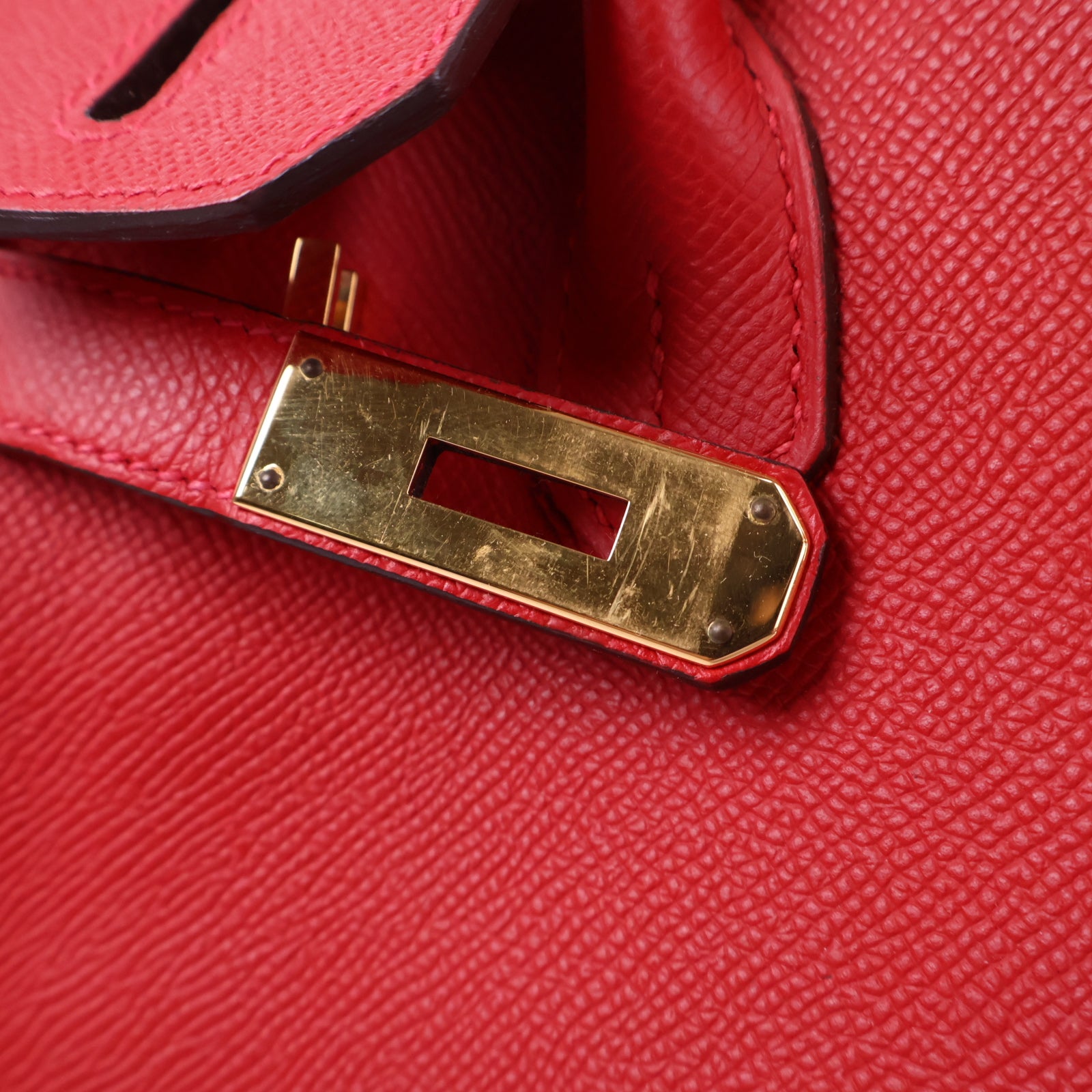 J3213 Hermes Top Handle Bag Birkin 30 | Pre-Owned Like New leather