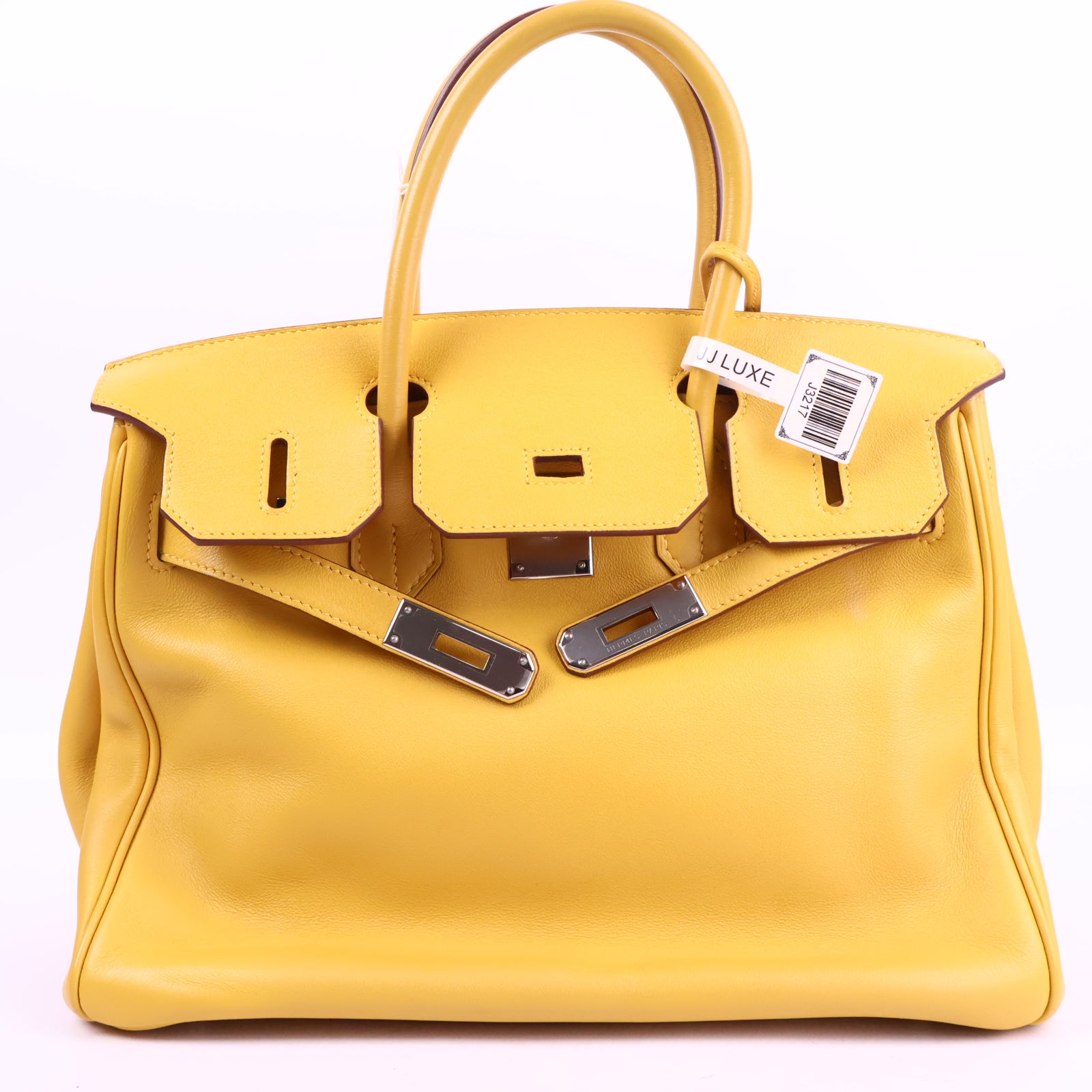 J3217 Hermes Top Handle Bag Birkin 30 | Pre-Owned Like New Swift leather