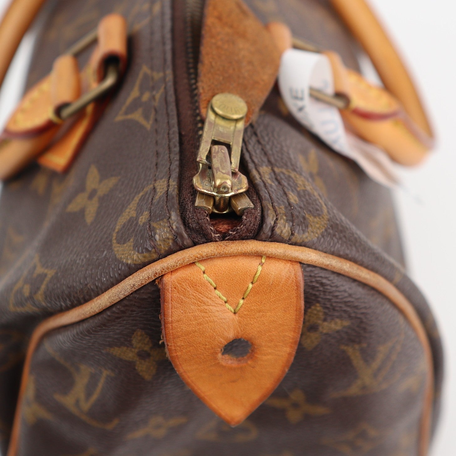 Louis Vuitton Monogram Canvas Speedy 25 Shoulder Bag C1593 | Pre-Owned Very Good Brown Monogram Canvas