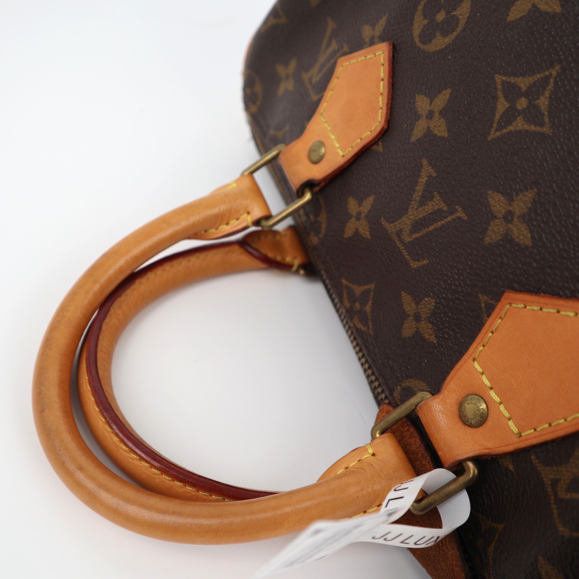 Louis Vuitton Monogram Canvas Speedy 25 Shoulder Bag C1593 | Pre-Owned Very Good Brown Monogram Canvas