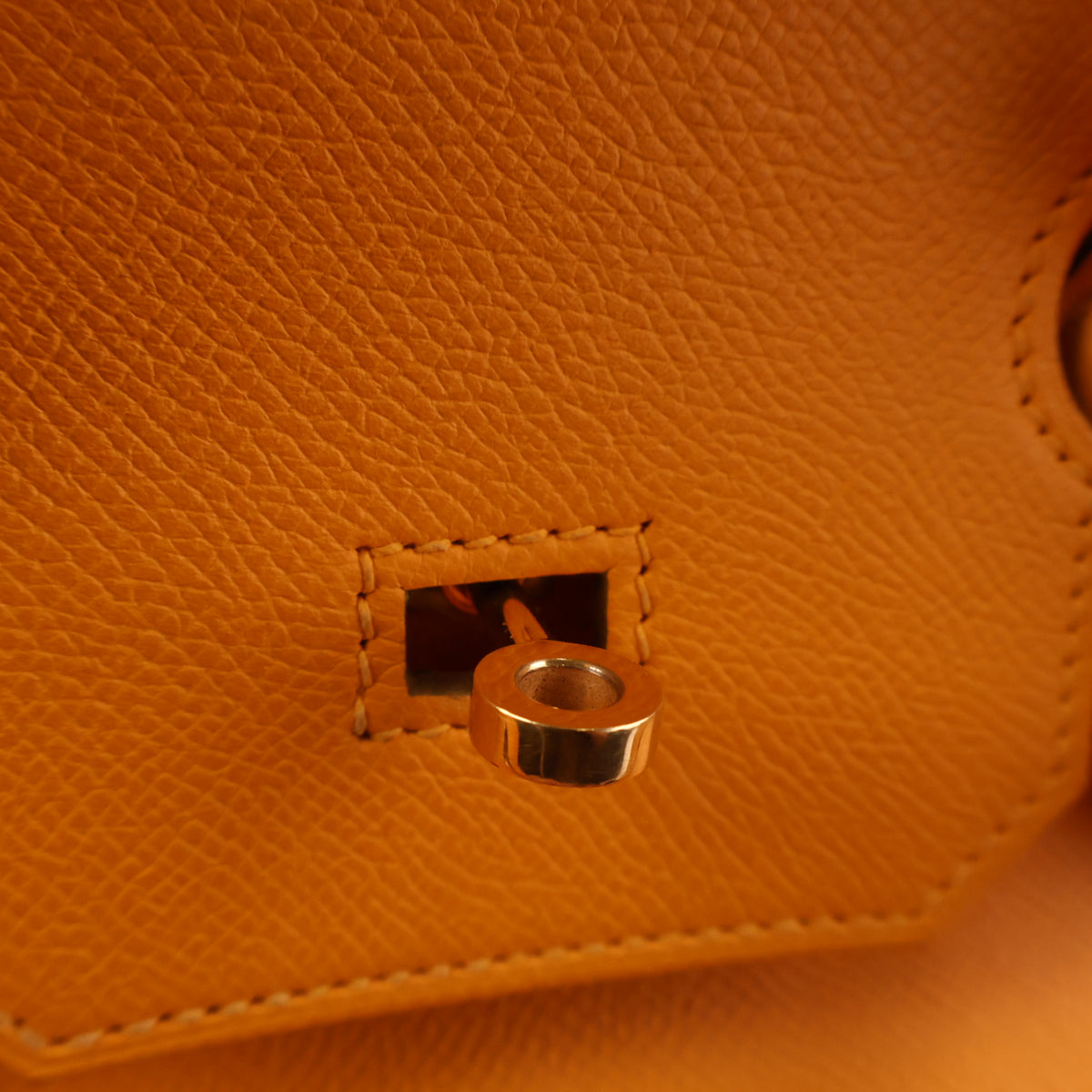J3207 Hermes Top Handle Bag Birkin 35 | Pre-Owned Like New Soleil Yellow Epsom leather