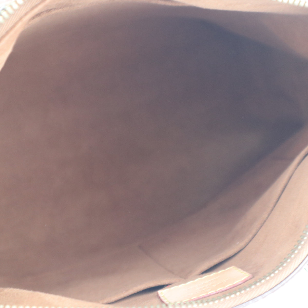 C2458 Louis Vuitton Shoulder Bag Pallas MM Monogram Canvas | Pre-Owned Very Good Brown Monogram Canvas
