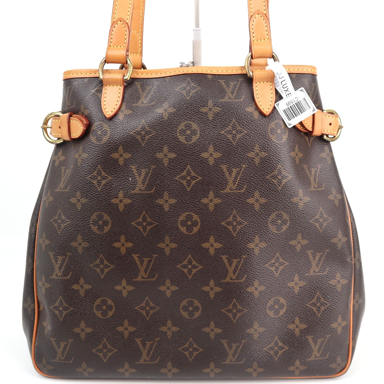 Louis Vuitton Monogram Batignolles Vertical Shoulder Bag C1595R | Pre-Owned Excellent Brown Monogram Canvas