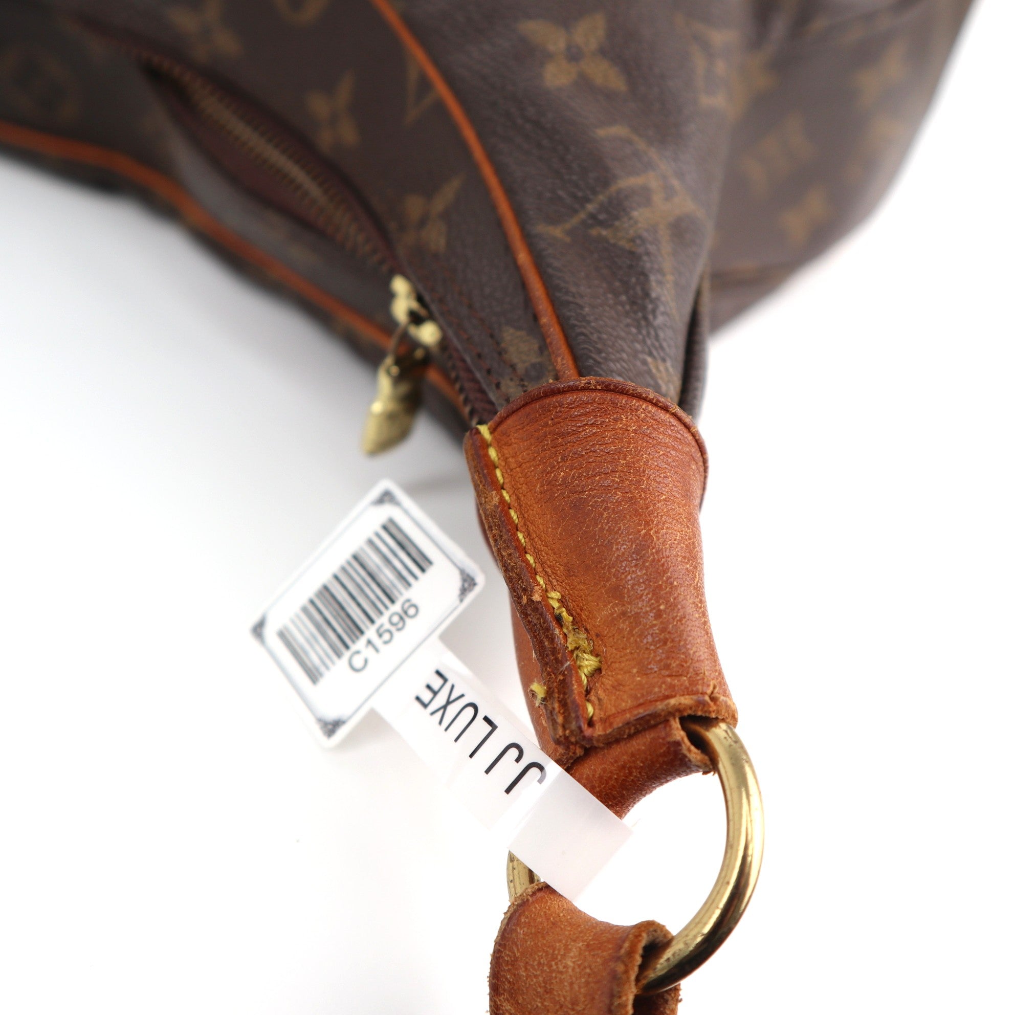 Louis Vuitton Monogram Canvas Boulogne 35 Shoulder Bag C1596 | Pre-Owned Good Brown Monogram Canvas