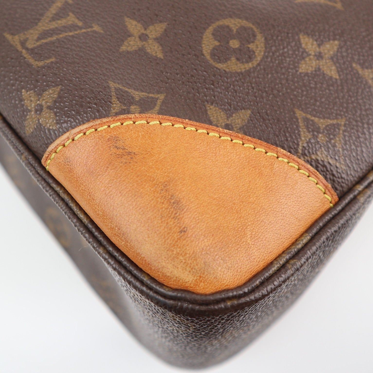 Louis Vuitton Monogram Canvas Boulogne 35 Shoulder Bag C1596 | Pre-Owned Good Brown Monogram Canvas
