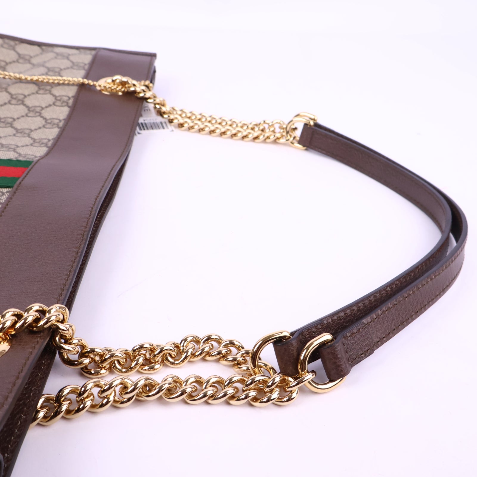 J3204 Gucci Tote Bag Rajah Tiger Large Tote | Pre-Owned Like New Beige and Brown GG Supreme canvas GG monogram