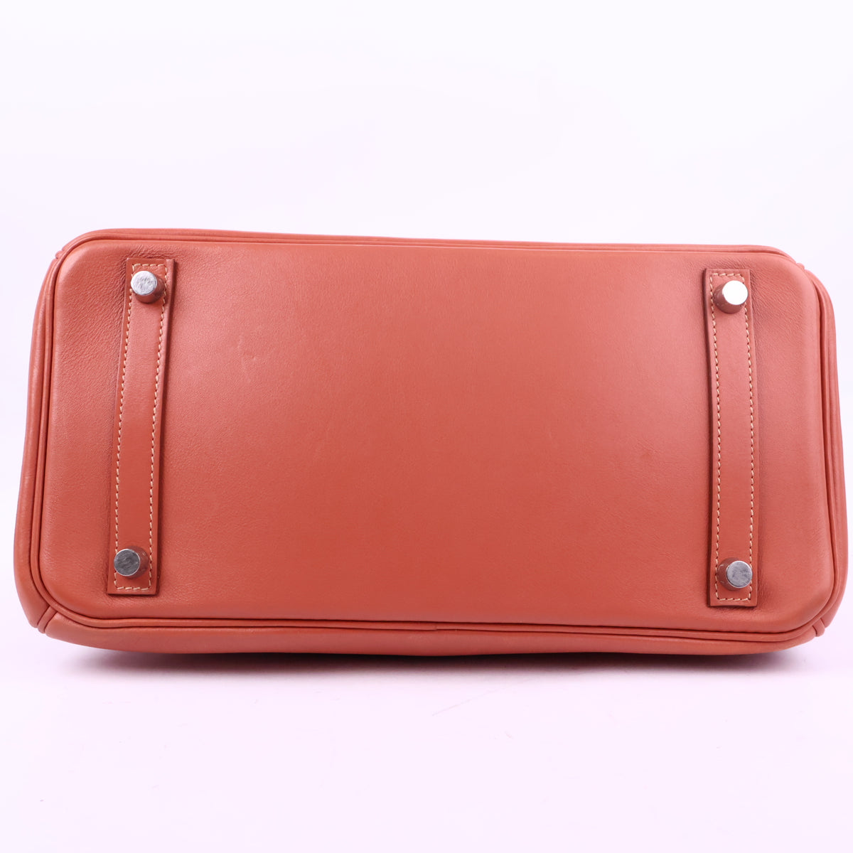 J3206 Hermes Top Handle Bag Birkin 30 | Pre-Owned Like New Lobster Pink Swift leather