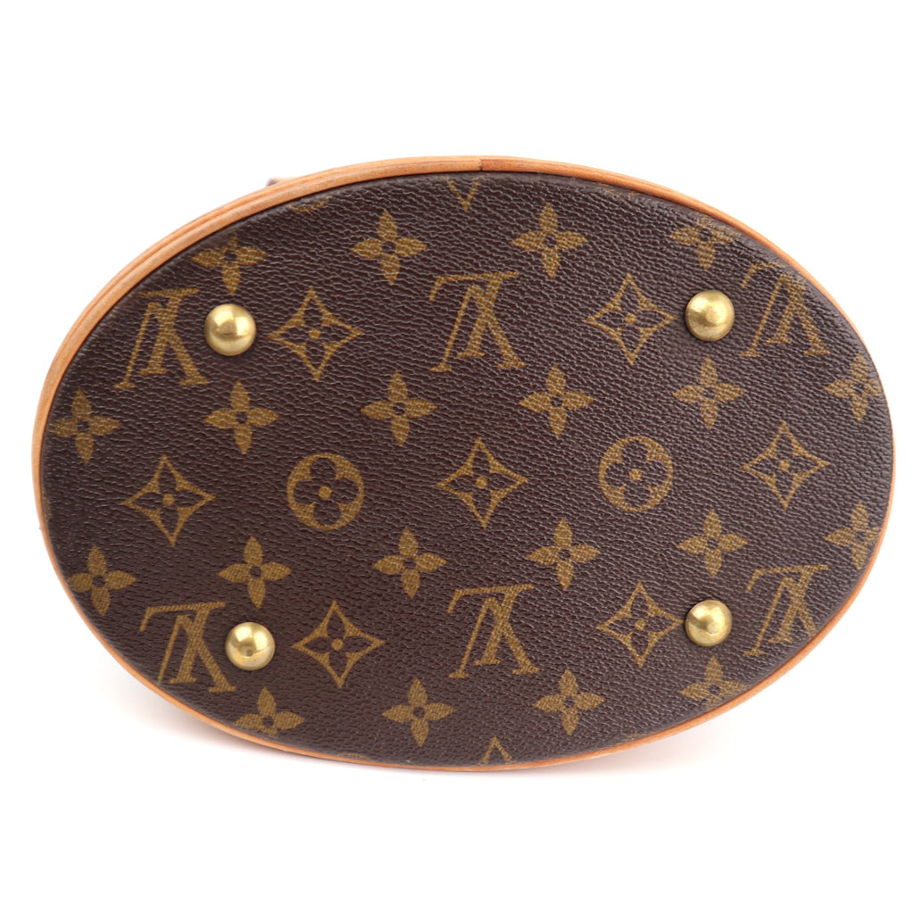 Louis Vuitton Monogram Canvas Petit Bucket Shoulder Bag C1598R | Pre-Owned Very Good Brown Monogram Canvas
