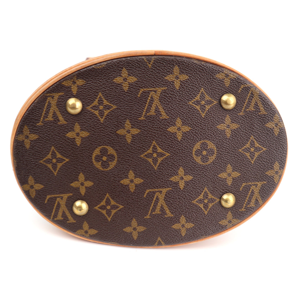 Louis Vuitton Monogram Canvas Petit Bucket Shoulder Bag C1598R | Pre-Owned Very Good Brown Monogram Canvas