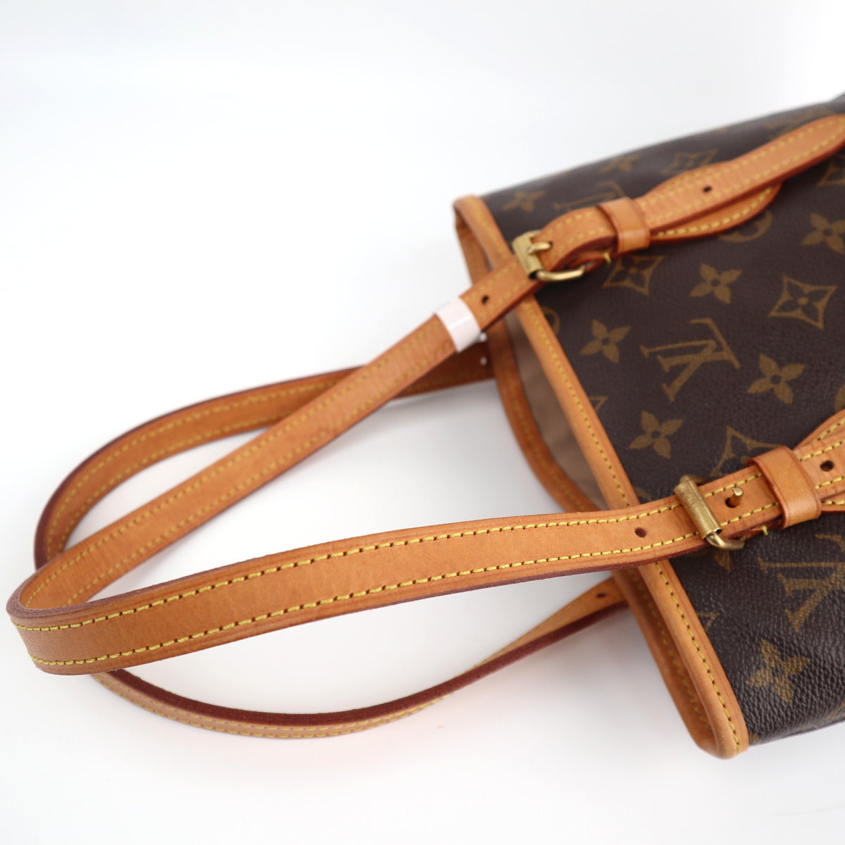Louis Vuitton Monogram Canvas Petit Bucket Shoulder Bag C1598R | Pre-Owned Very Good Brown Monogram Canvas