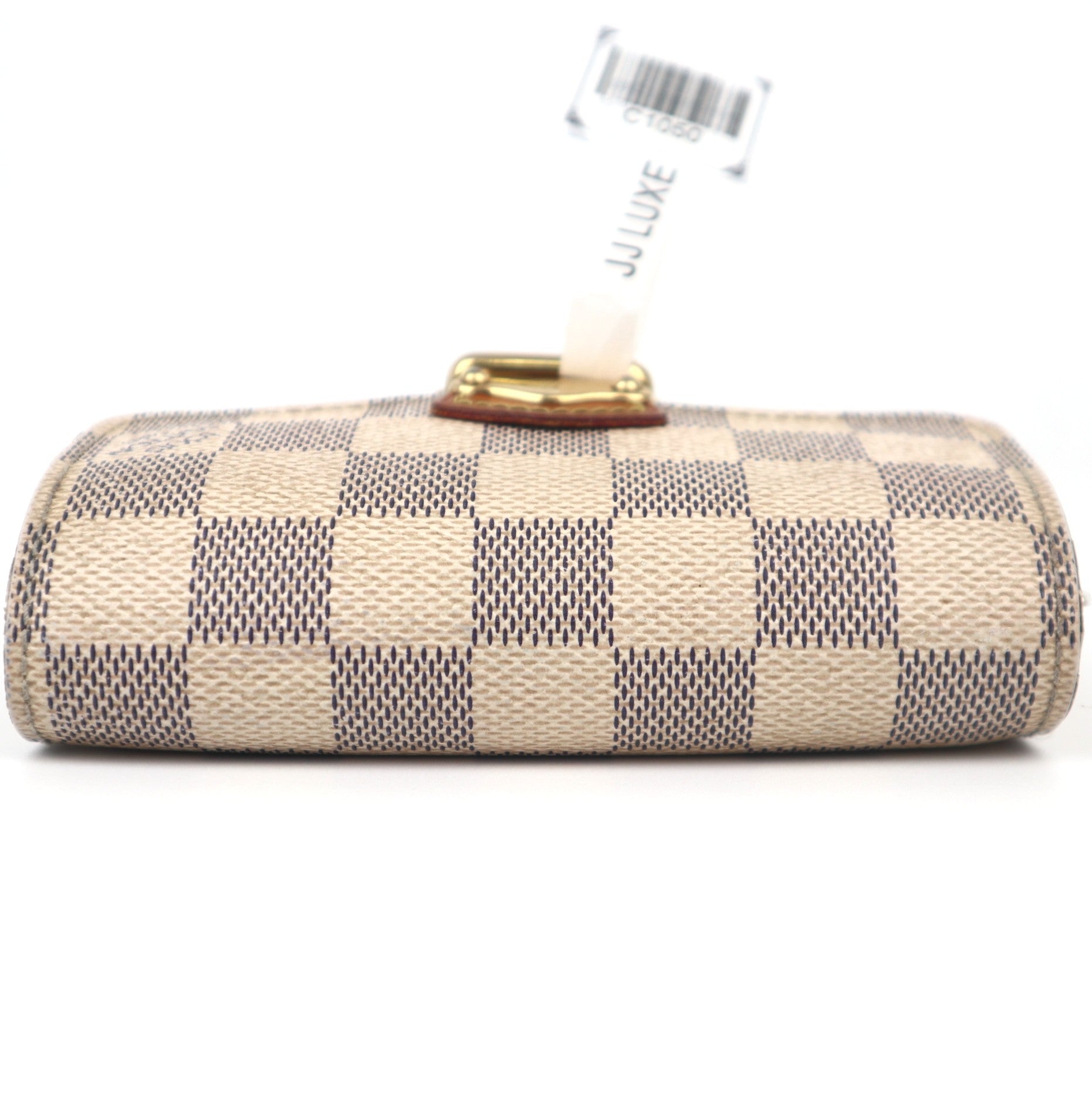 C1050 Louis Vuitton Joey Damier Azur Canvas Wallet-Pre Owned