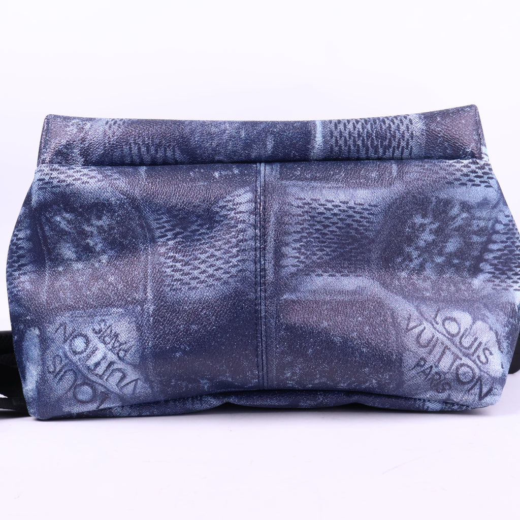 J3203 Louis Vuitton Backpack Discovery Backpack PM | Pre-Owned  Marine Blue Damier coated canvas with cowhide leather trim