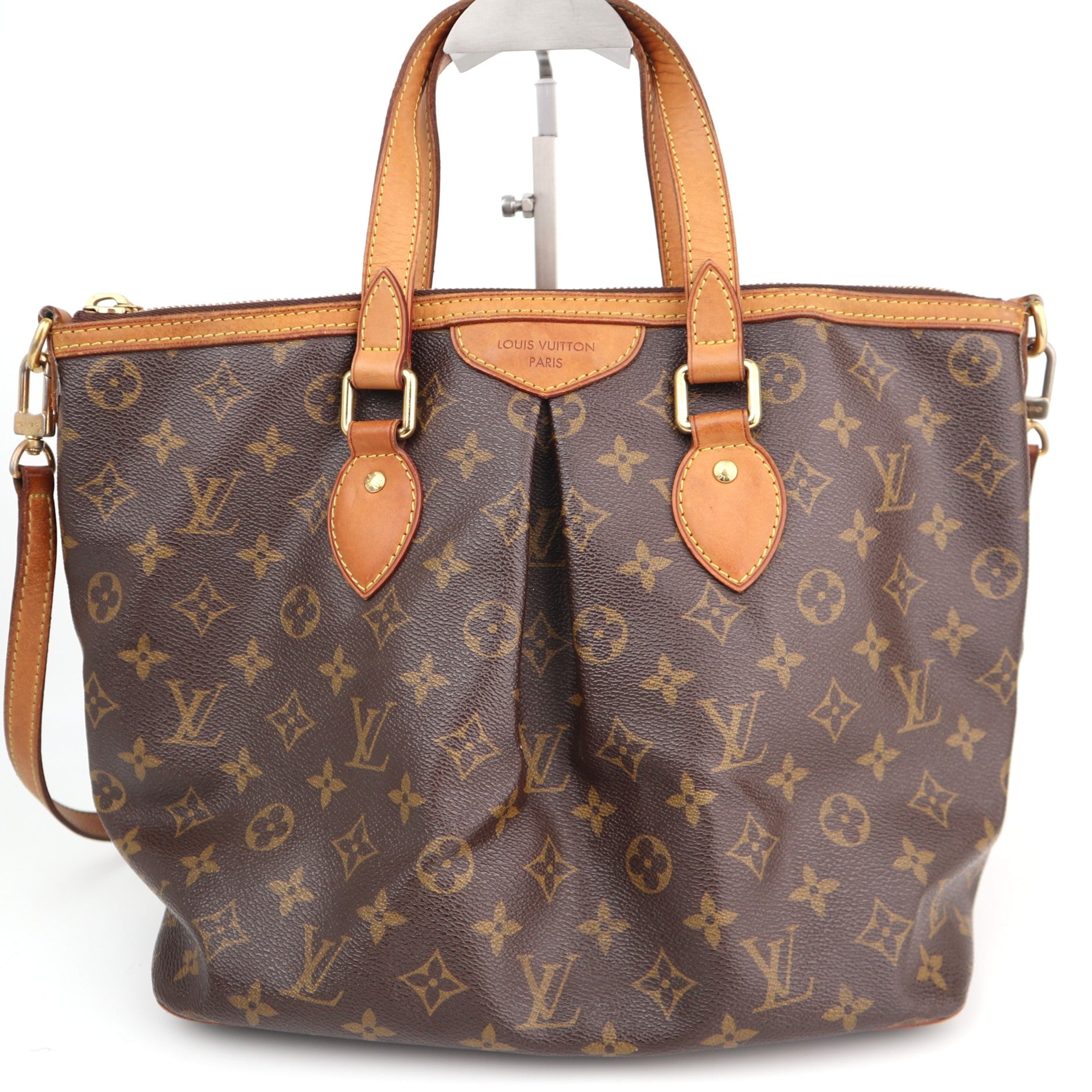 Louis Vuitton Monogram Canvas Palermo PM Shoulder Bag C1602 | Pre-Owned Very Good Brown Monogram Canvas