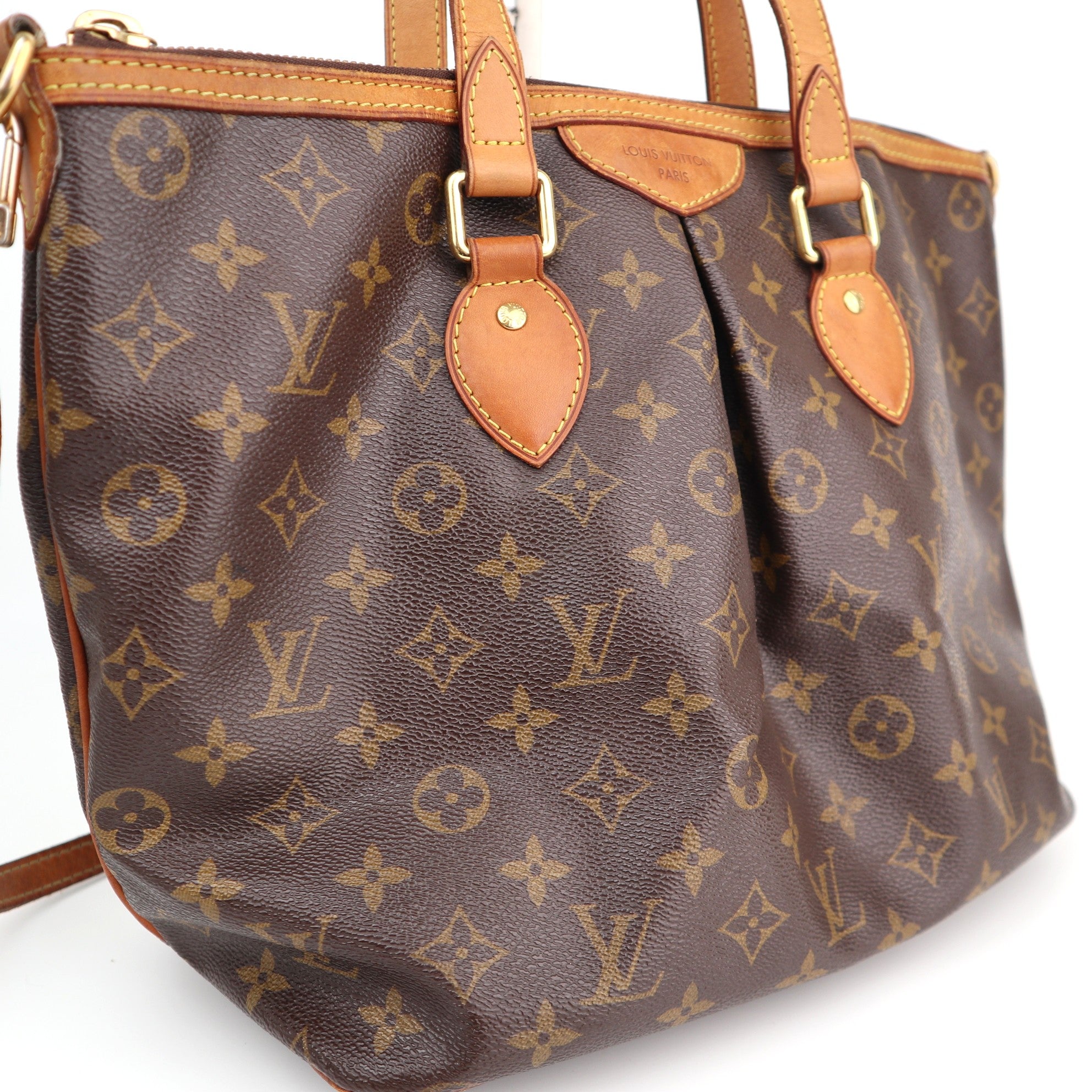 Louis Vuitton Monogram Canvas Palermo PM Shoulder Bag C1602 | Pre-Owned Very Good Brown Monogram Canvas