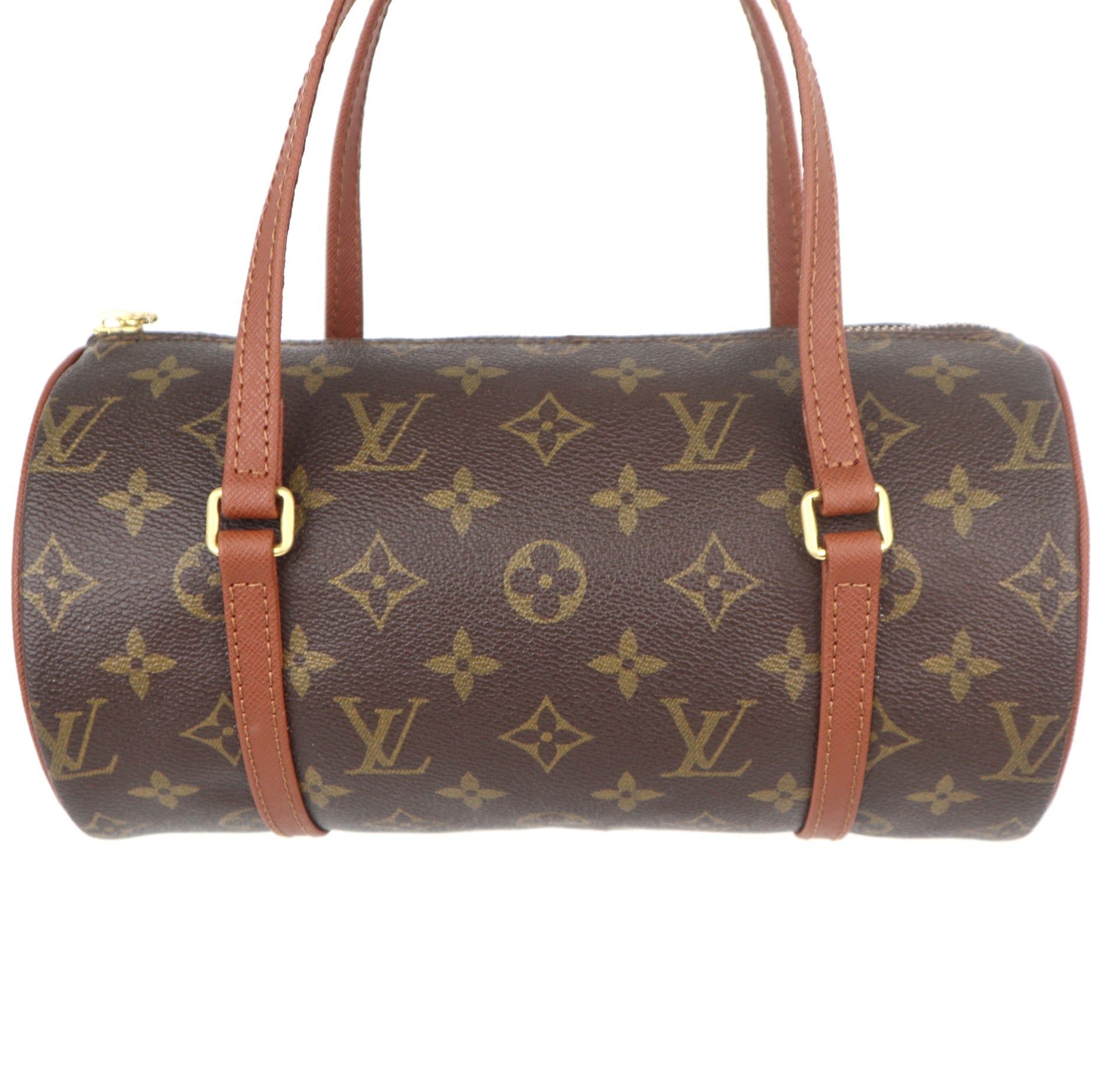 C1056 LOUIS VUITTON Monogram Handbag Brown Vintage-Pre Owned