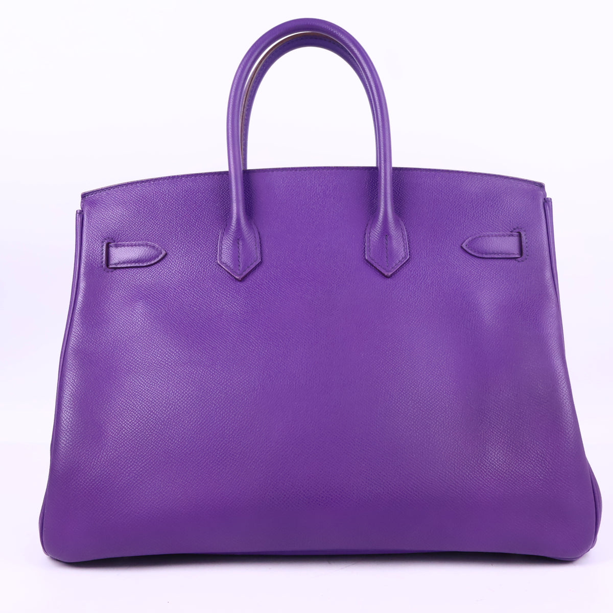 J3211 Hermes Top Handle Bag Birkin 35 | Pre-Owned Ultra Violet Epsom leather