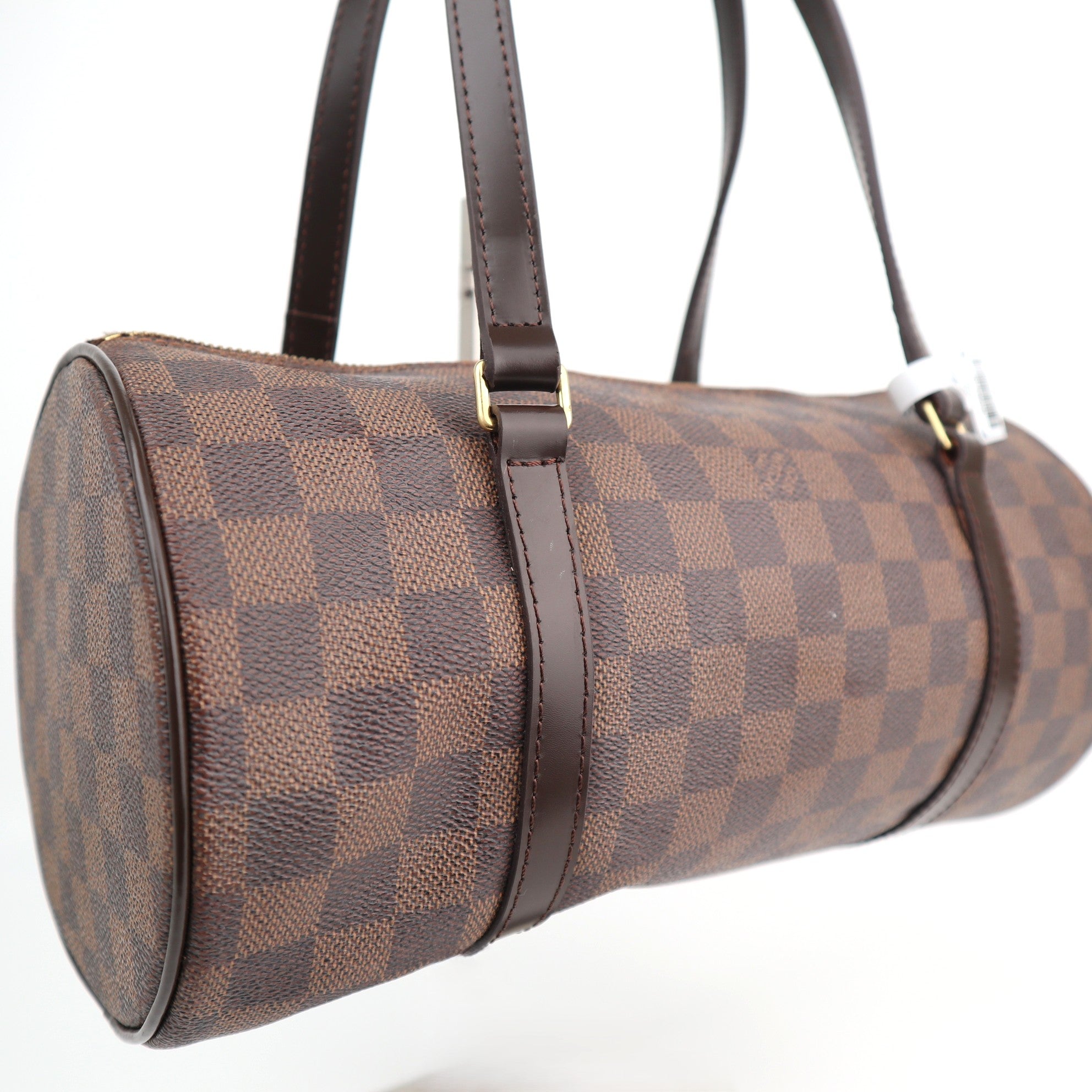 Louis Vuitton Damier Ebene Papillon 30 Shoulder Bag C1603R | Pre-Owned Very Good Brown Damier Ebene Canvas