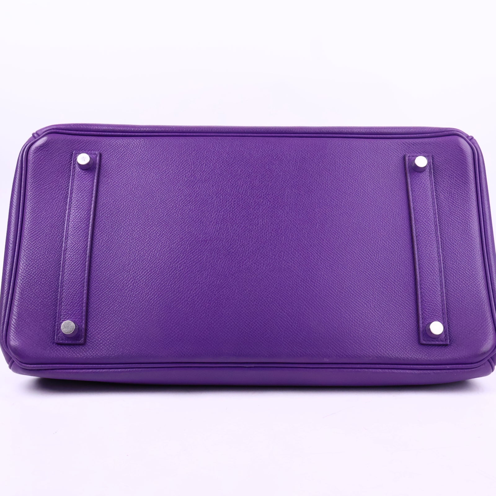 J3211 Hermes Top Handle Bag Birkin 35 | Pre-Owned Ultra Violet Epsom leather
