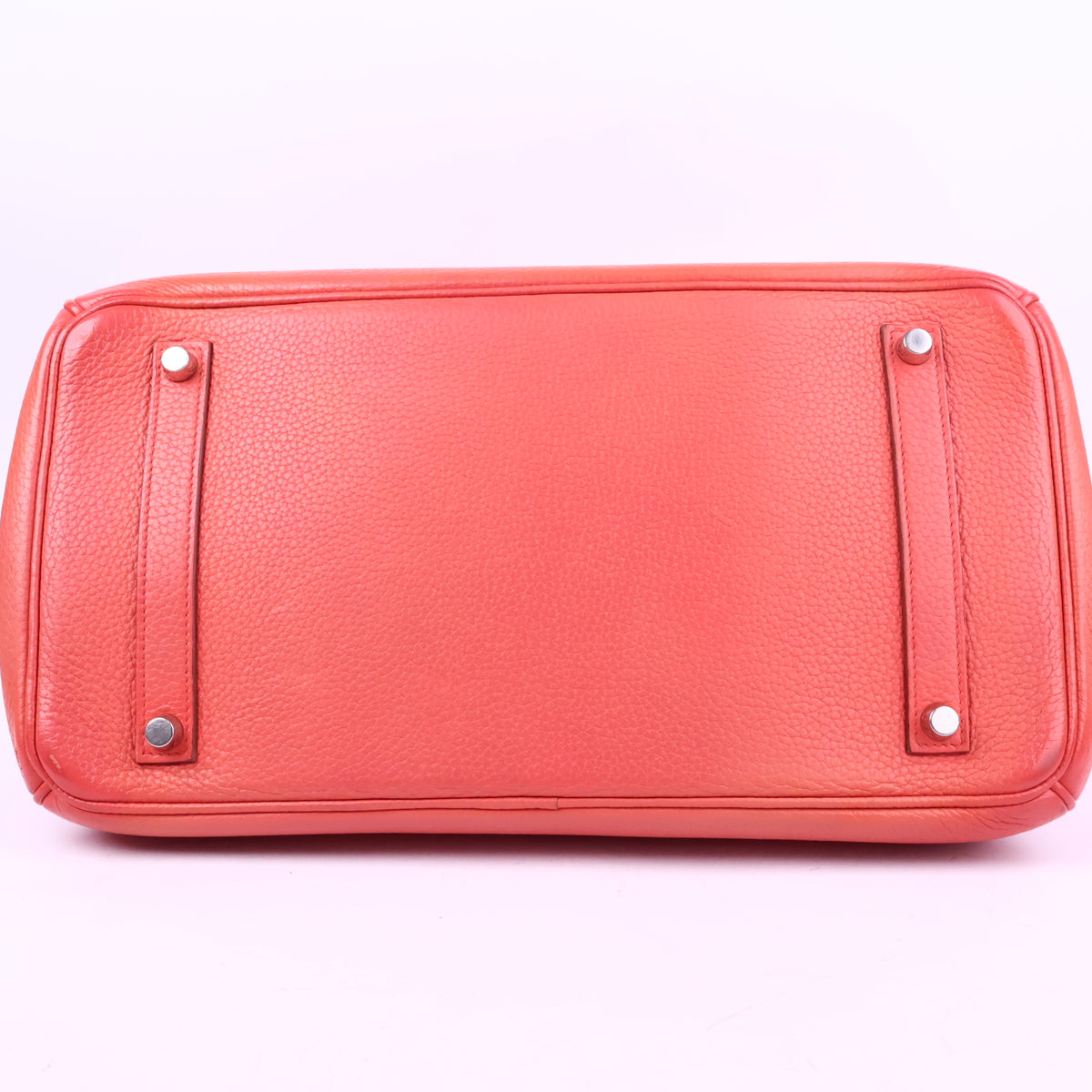 J3210 Hermes Top Handle Bag Birkin 35 | Pre-Owned Rose Lipstick Togo leather