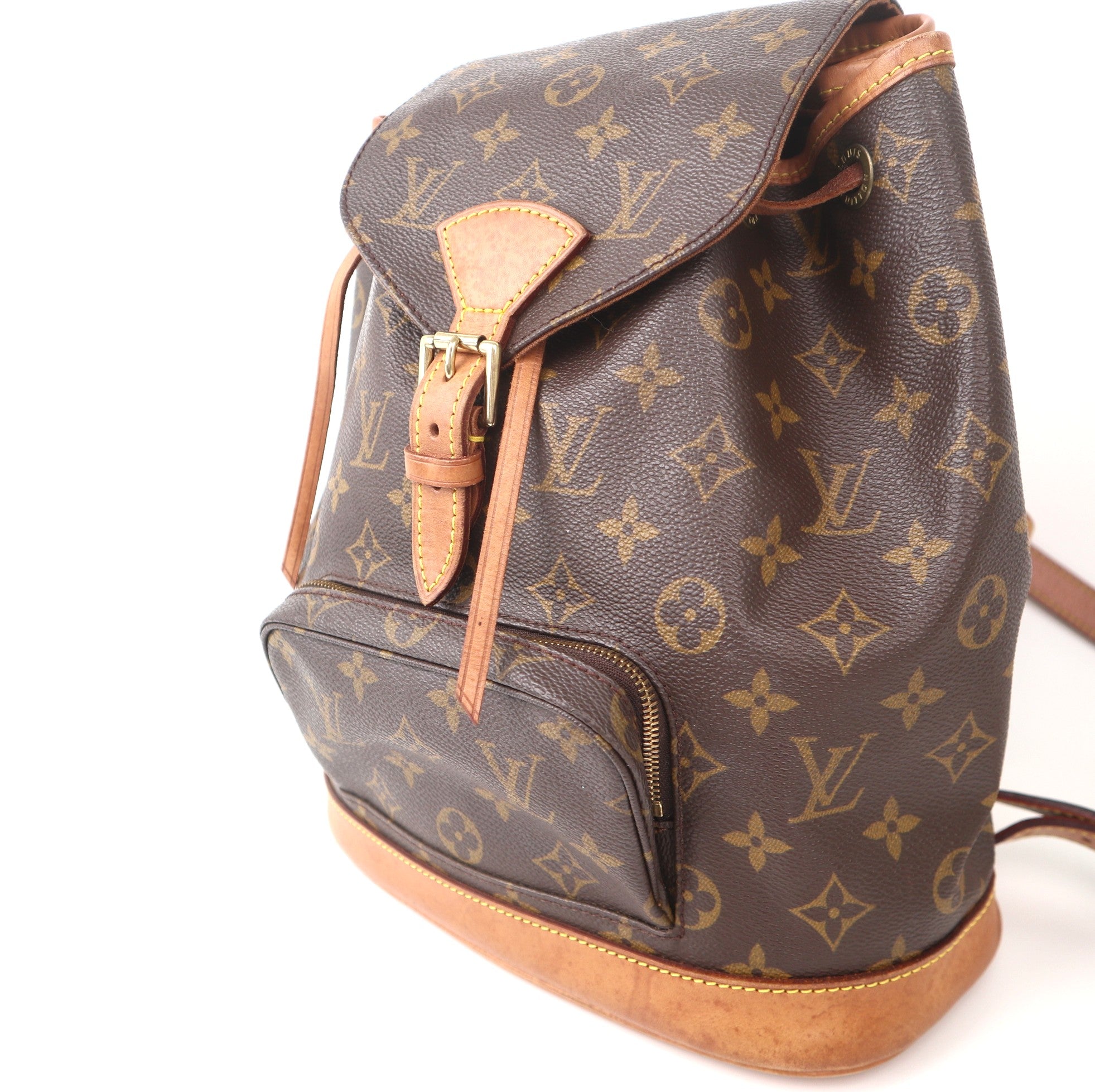 C1054 LOUIS VUITTON Vintage Monogram Montsouris MM Backpack-Pre Owned