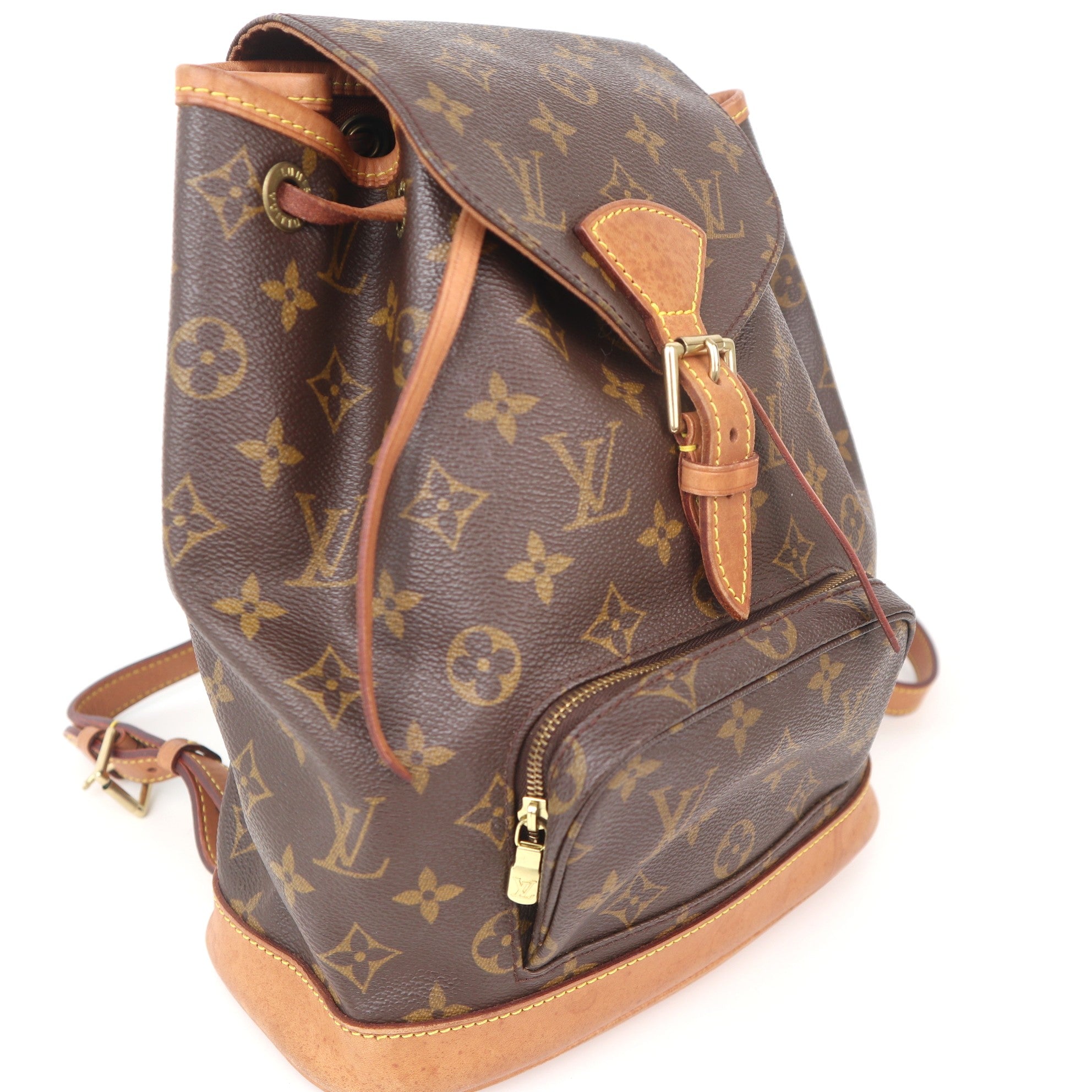 C1054 LOUIS VUITTON Vintage Monogram Montsouris MM Backpack-Pre Owned