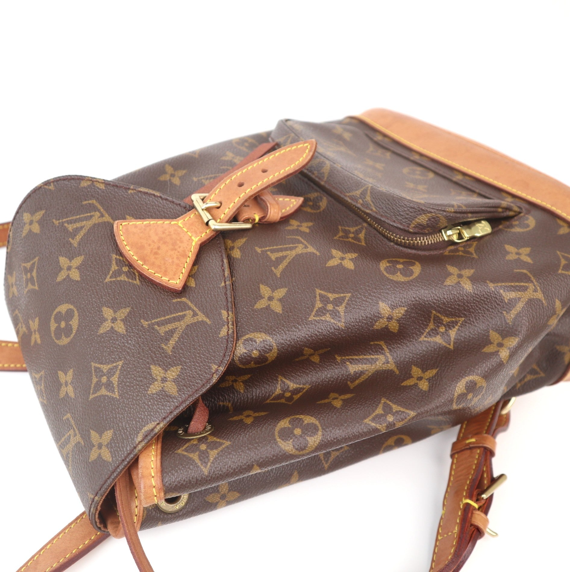 C1054 LOUIS VUITTON Vintage Monogram Montsouris MM Backpack-Pre Owned