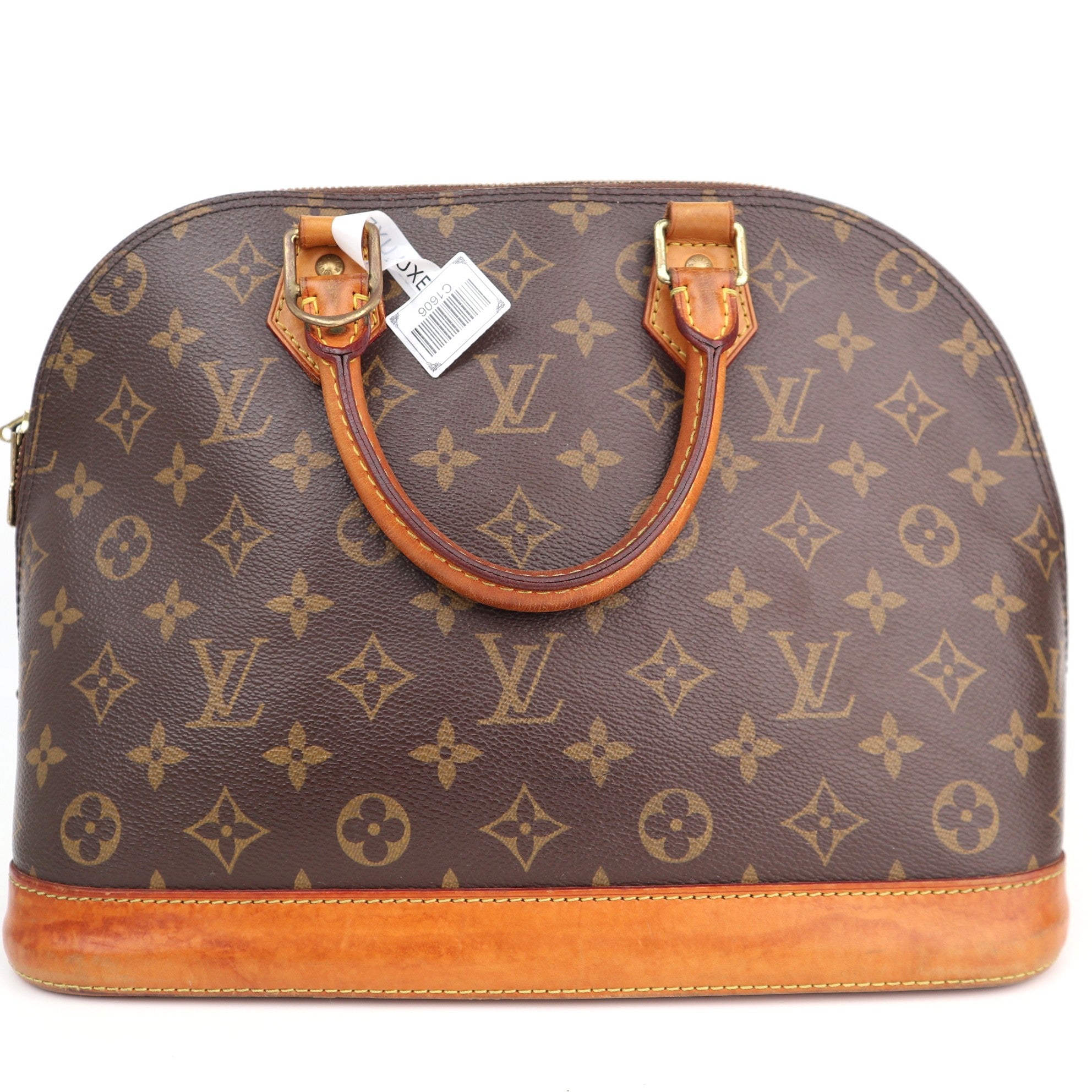 Louis Vuitton Monogram Canvas Alma PM Shoulder Bag C1606 | Pre-Owned Very Good Brown Monogram Canvas