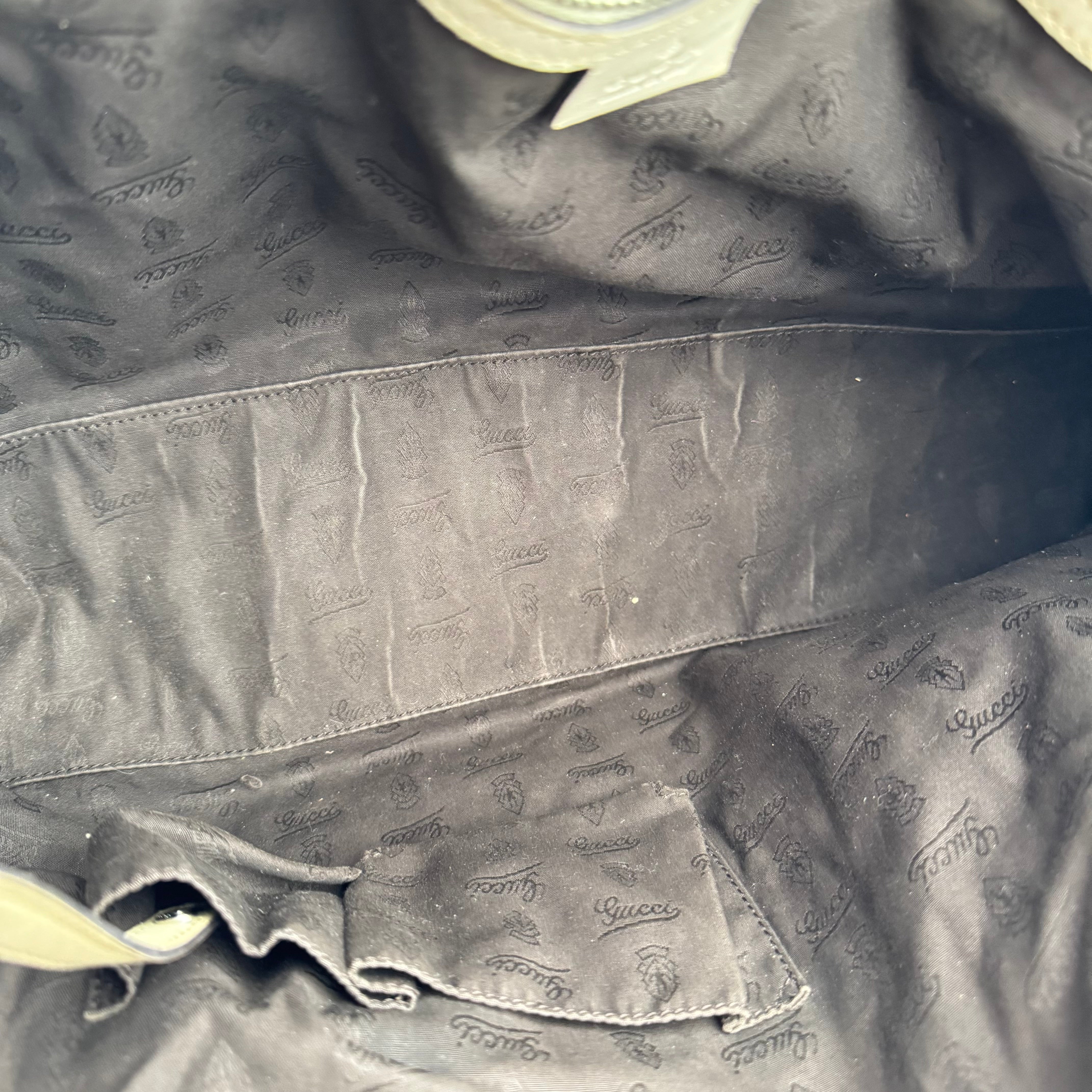 J1464 Gucci GG Canvas Twins Tote Bag- Pre Owned