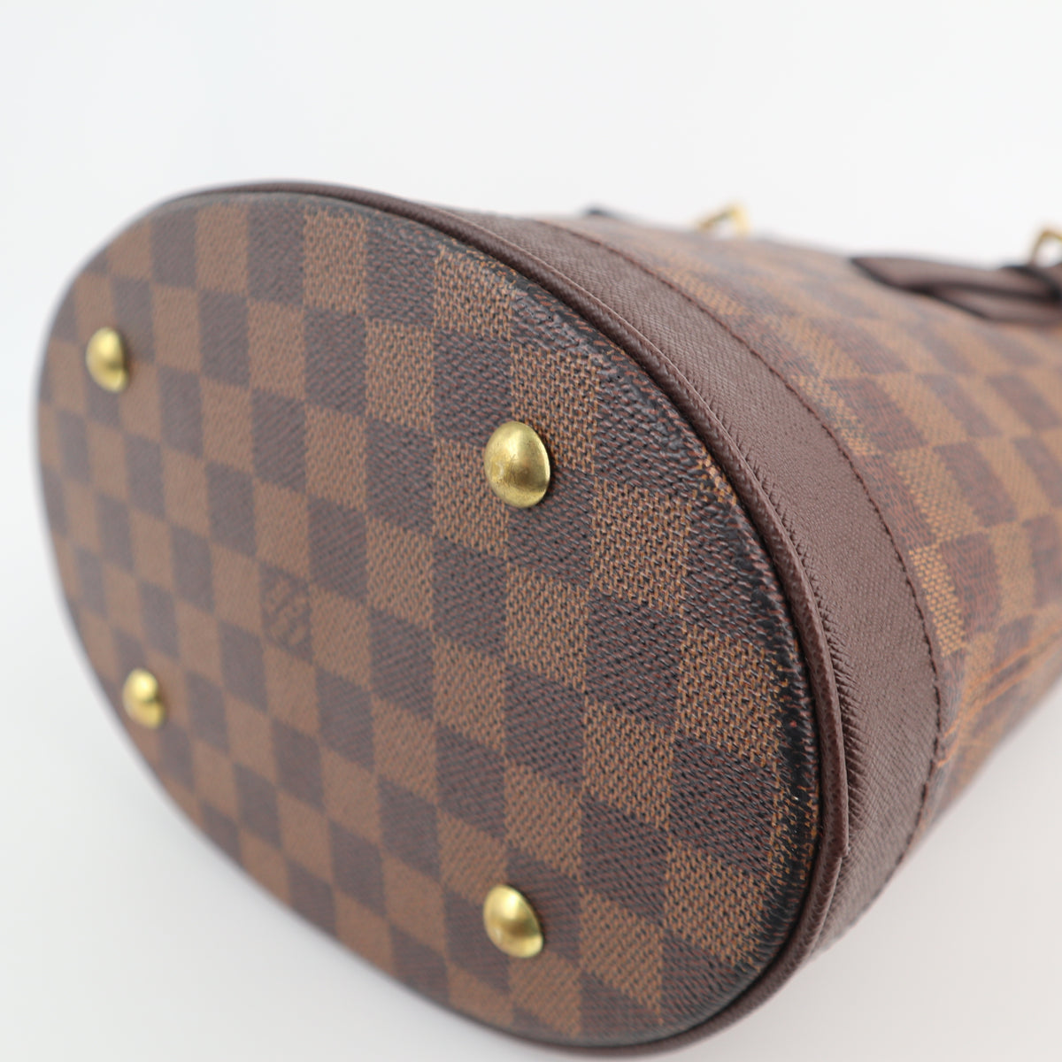 C2472R Louis Vuitton Bucket Bag Damier Ebene Marais Bucket | Pre-Owned Very Good Brown Damier Ebene Canvas