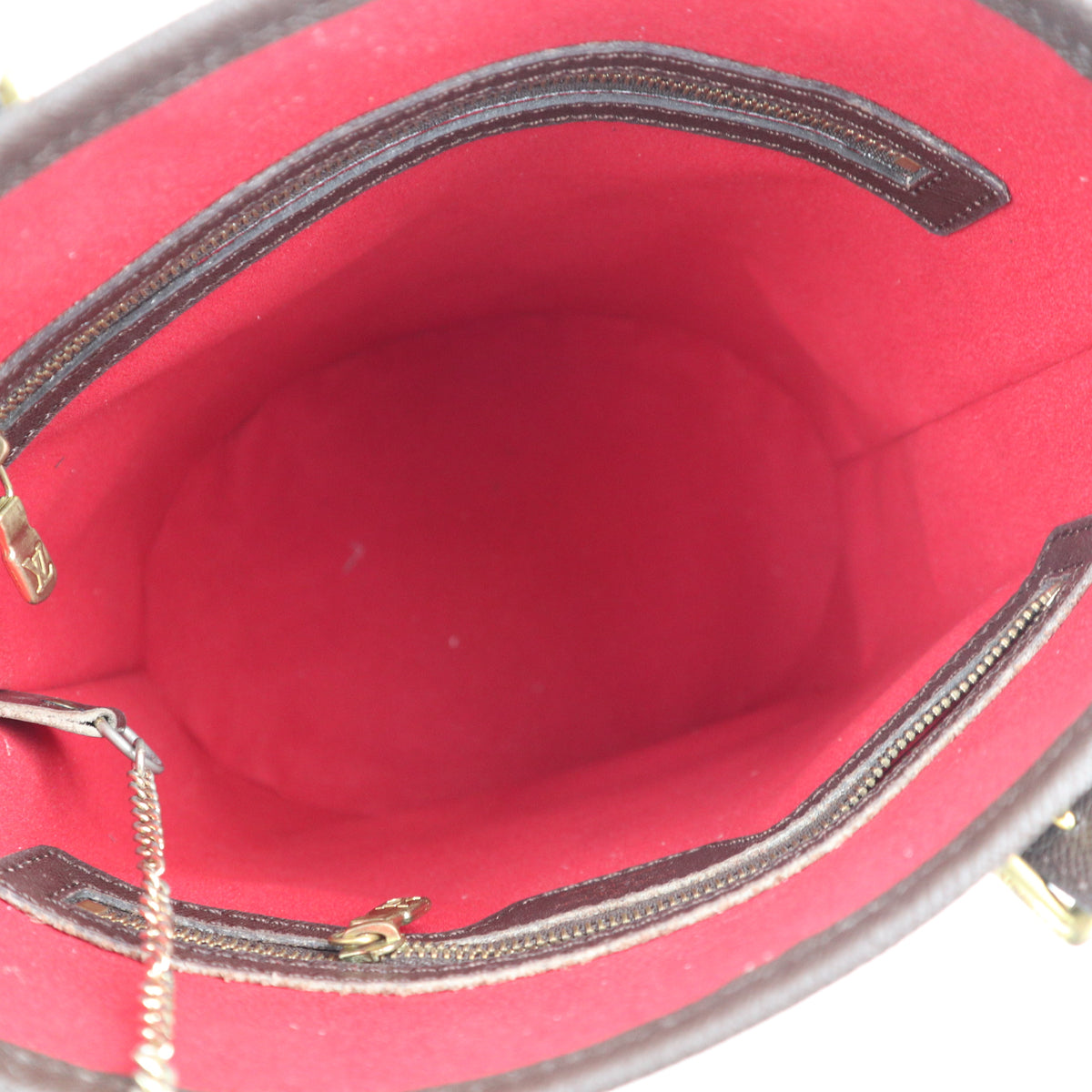 C2472R Louis Vuitton Bucket Bag Damier Ebene Marais Bucket | Pre-Owned Very Good Brown Damier Ebene Canvas