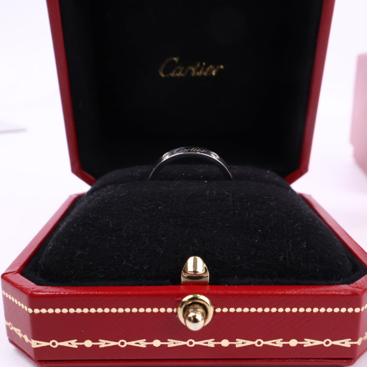 J1078 Cartier Ring Love' Ring in 18ct White Gold | Pre-Owned Silver / White Gold 18ct White Gold/Plain